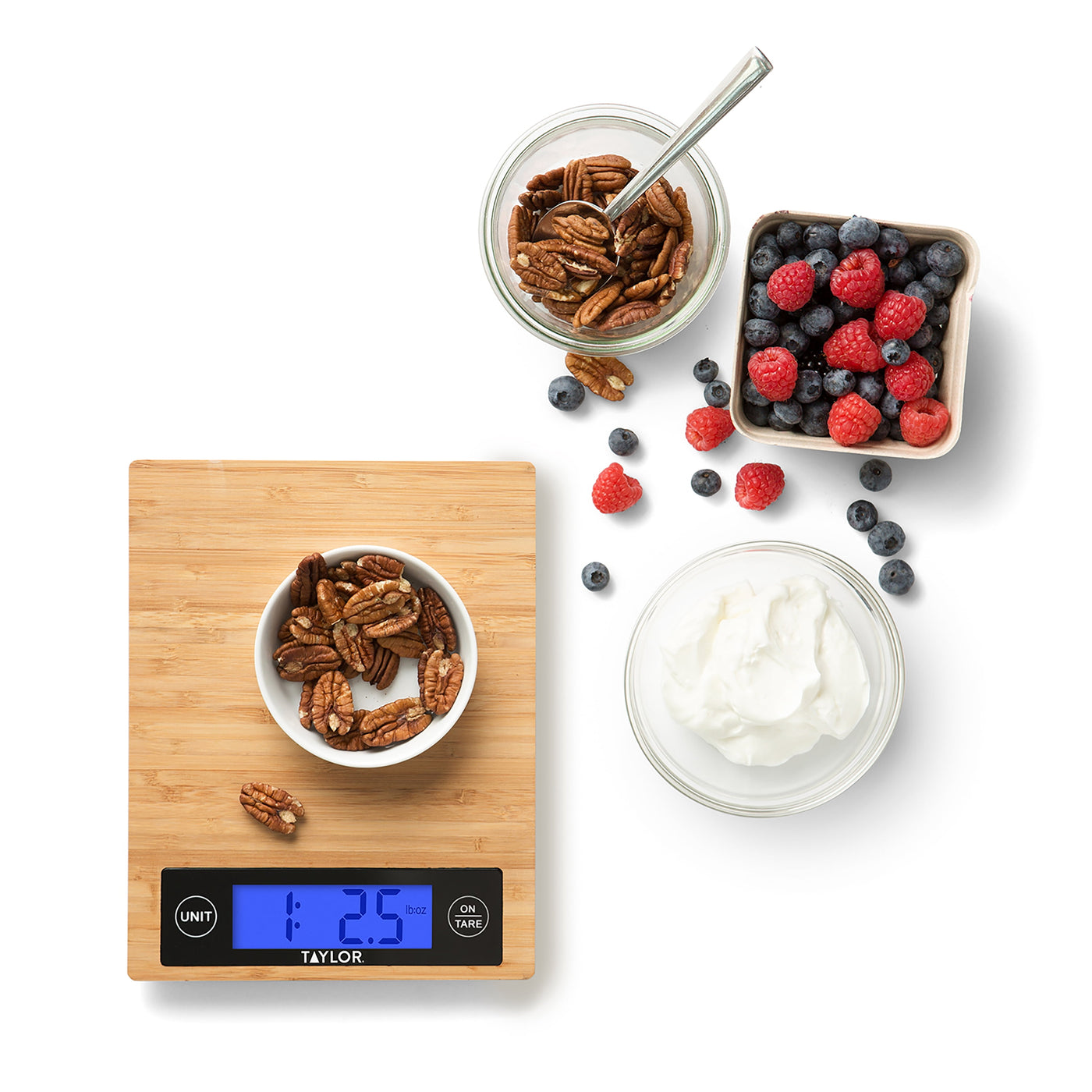 Bamboo 11lb Eco-friendly Premium Digital Kitchen Scale, for Accurate Kitchen, Food and Portion Weighing