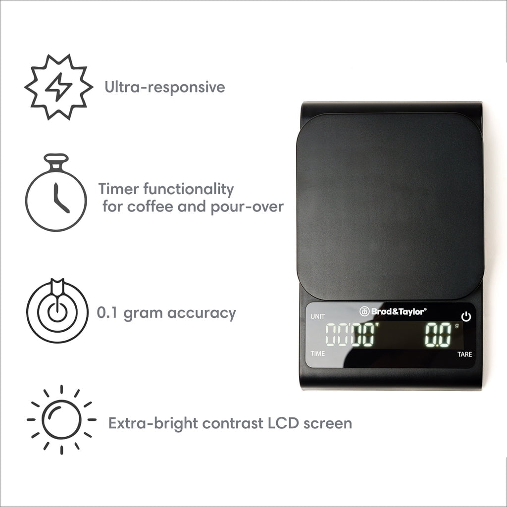 Brod and Digital Kitchen Scale, for Accurate Kitchen, Food and Portion Weighing, Durable Design for Daily Home Use