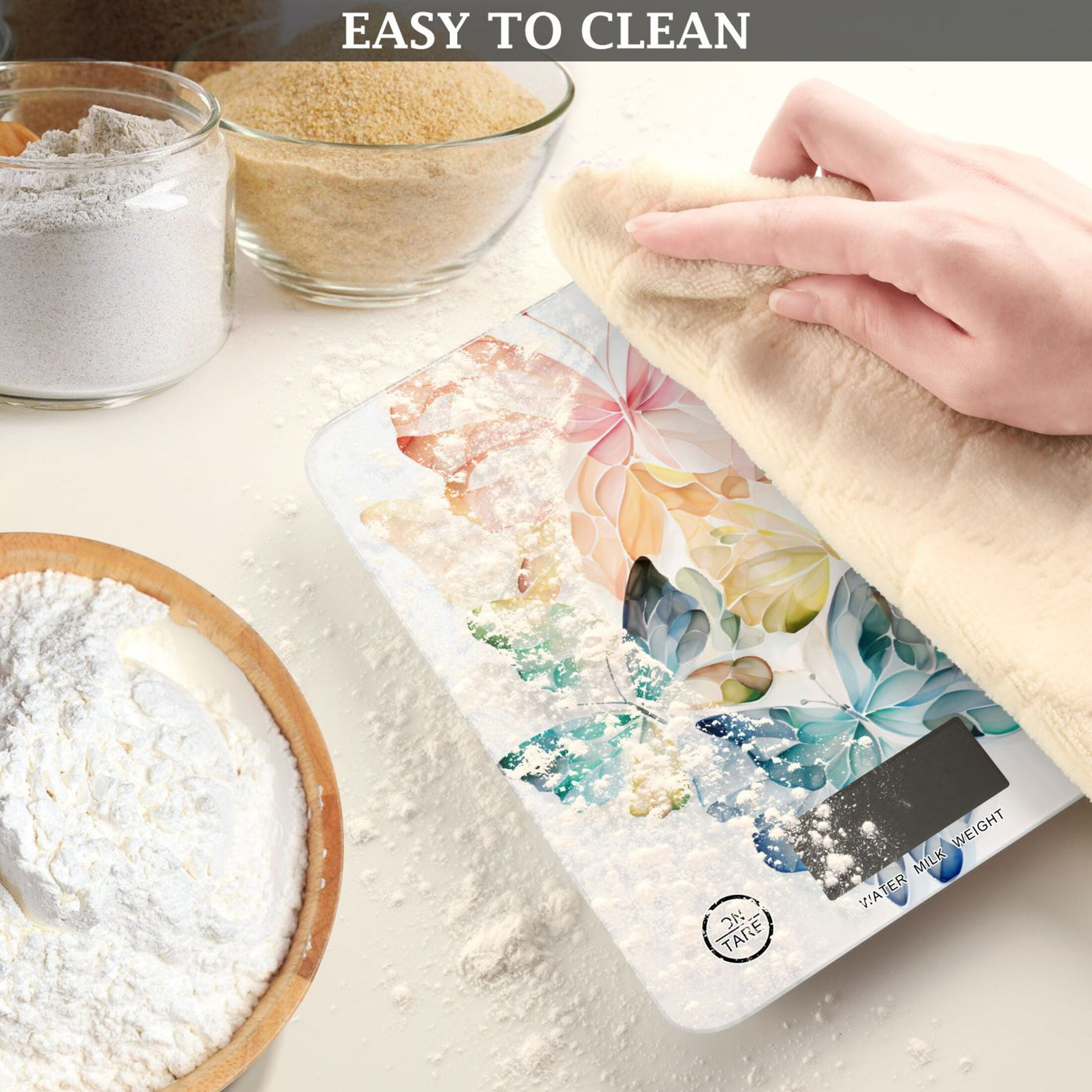Kitchen Scale Digital Food Scales Grams and Oz Weight for Cooking and Baking Butterfly Colorful, for Accurate Kitchen, Food and Portion Weighing