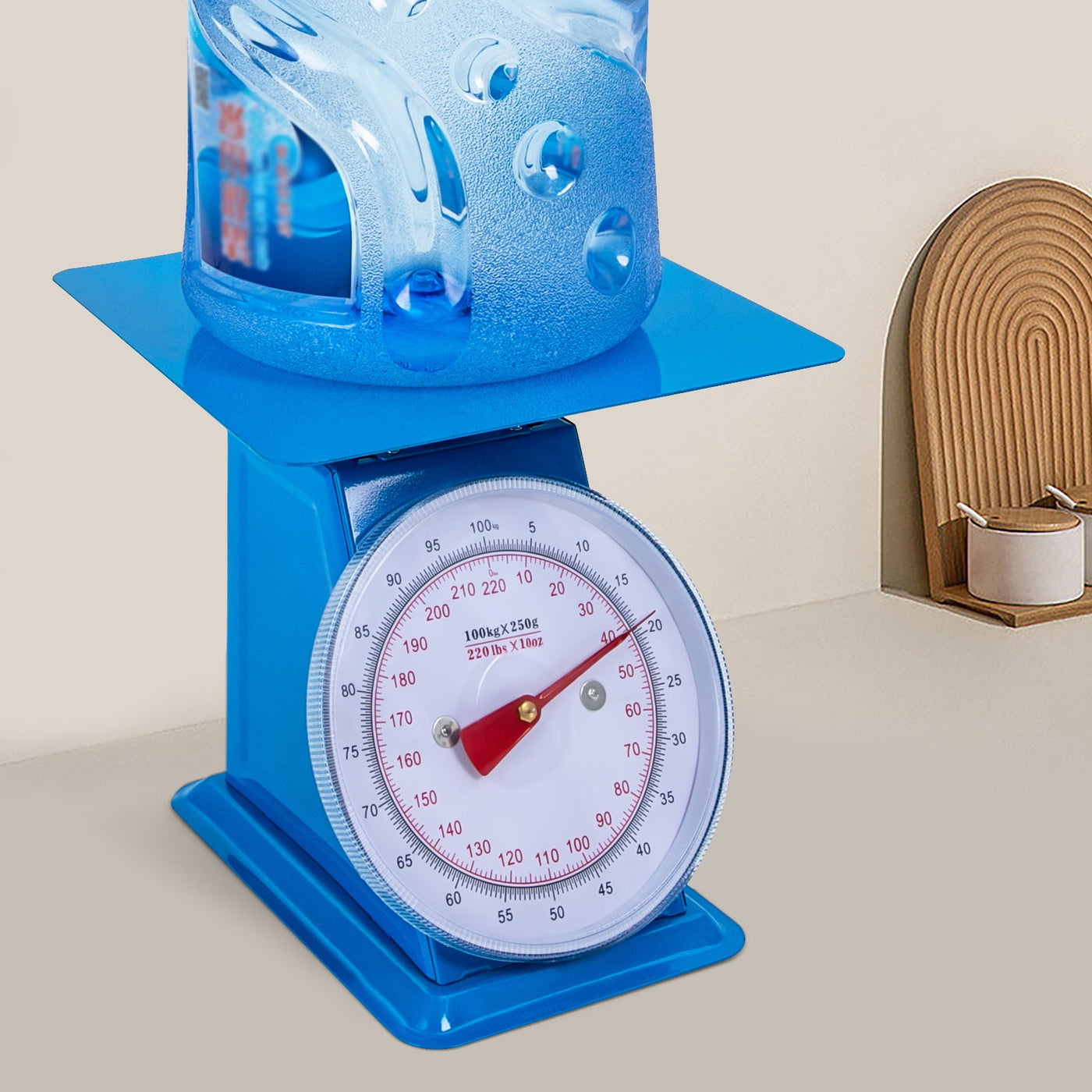 220-LBS Heavy Duty Portion-control Mechanical Kitchen and Food Scale, Industrial Dial Scale, Mechanical Dial Scale
