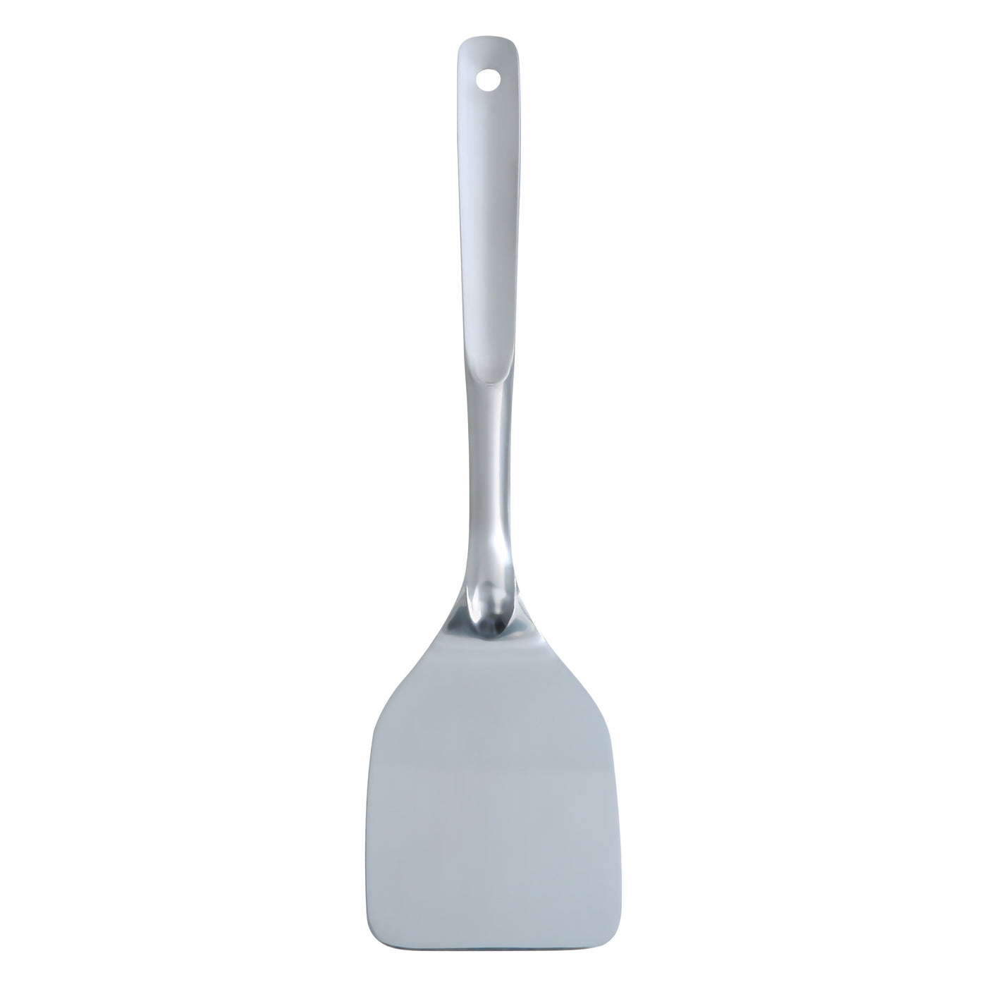 Stainless Steel 4-Piece Utensil Set: Includes Slotted Turner, Solid Turner, Spoon, and Slotted Spoon