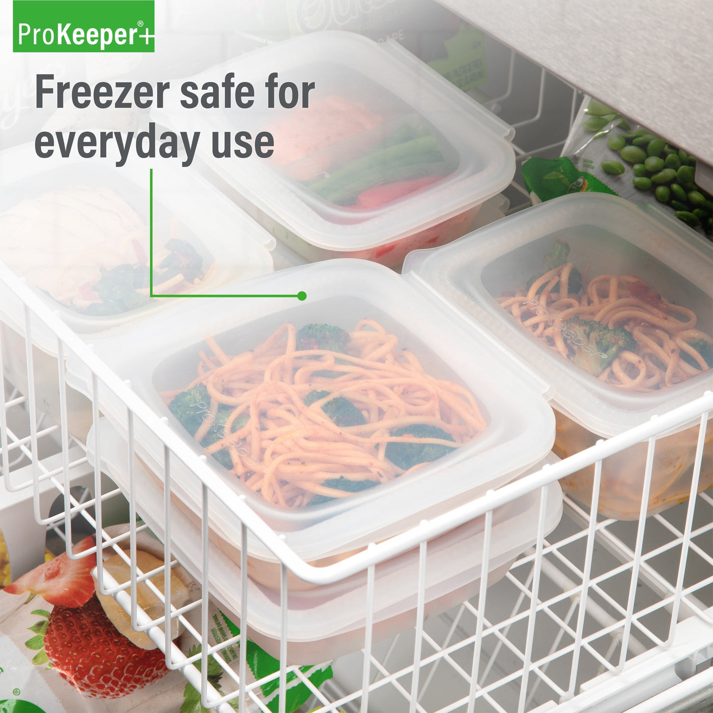 + 3 Cup Silicone Softbox for School Lunches and Activities, for Everyday Home Kitchen Cooking, Storage and Organization