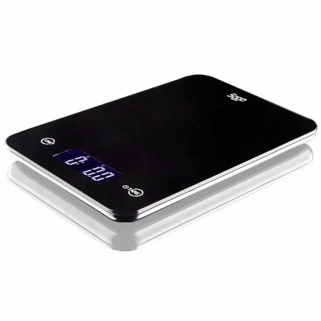 Yani -saga Digital Kitchen Scale Touch Glass 11Lb 5Kg / 5000G X 1G Oz Diet Food Postal, for Accurate Kitchen, Food and Portion Weighing