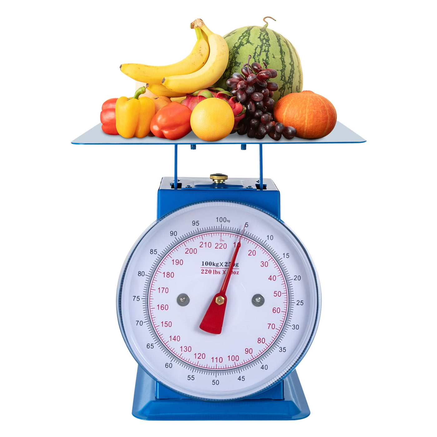 220-LBS Heavy Duty Portion-control Mechanical Kitchen and Food Scale, Industrial Dial Scale, Mechanical Dial Scale