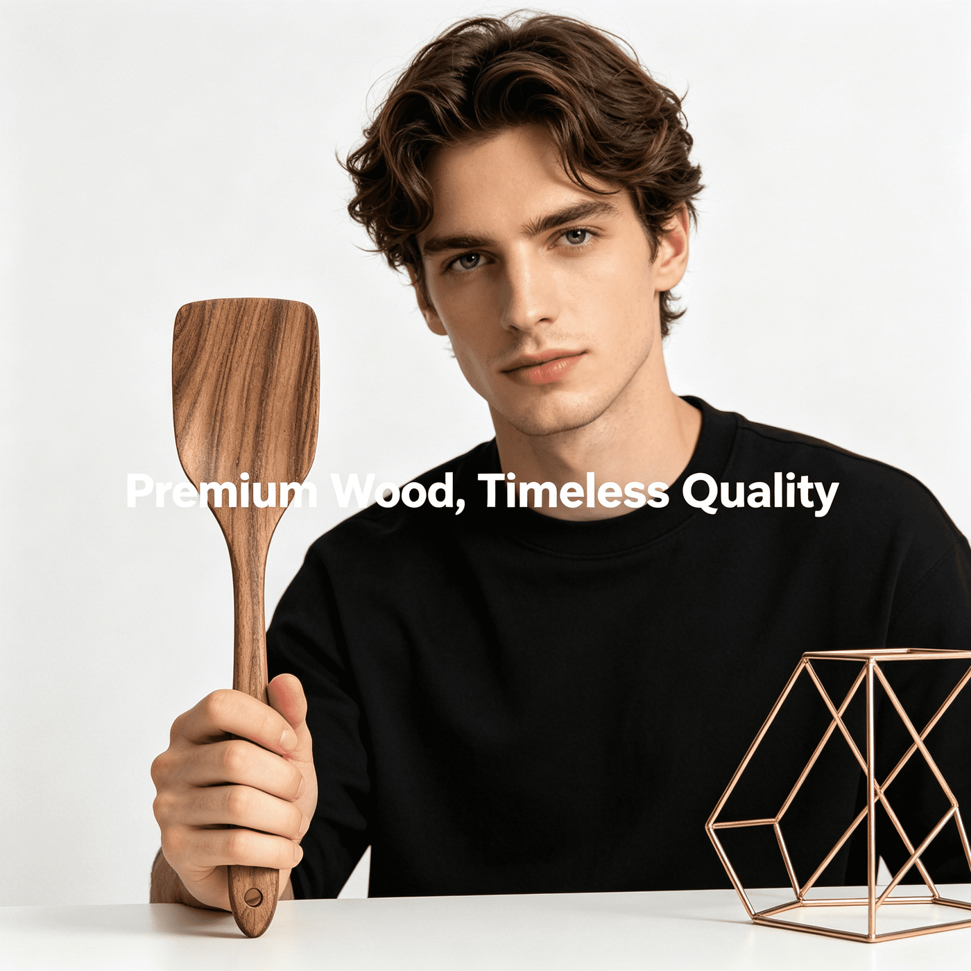 2026 Wooden Spatula for Cooking Sturdy and Durable Wok Spatula Suitable for Long Term Use Kitchen Utensils for Kitchen Cooking Frying Stirring Serving