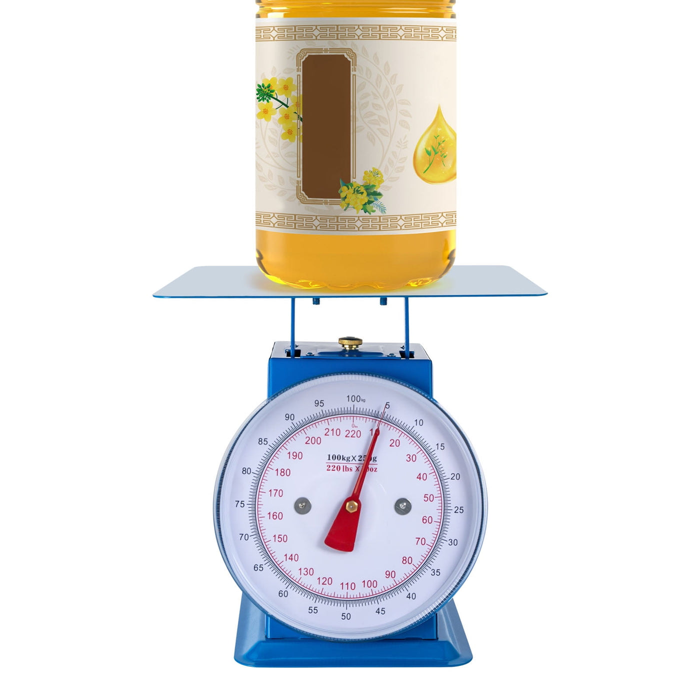220-LBS Heavy Duty Portion-control Mechanical Kitchen and Food Scale, Industrial Dial Scale, Mechanical Dial Scale