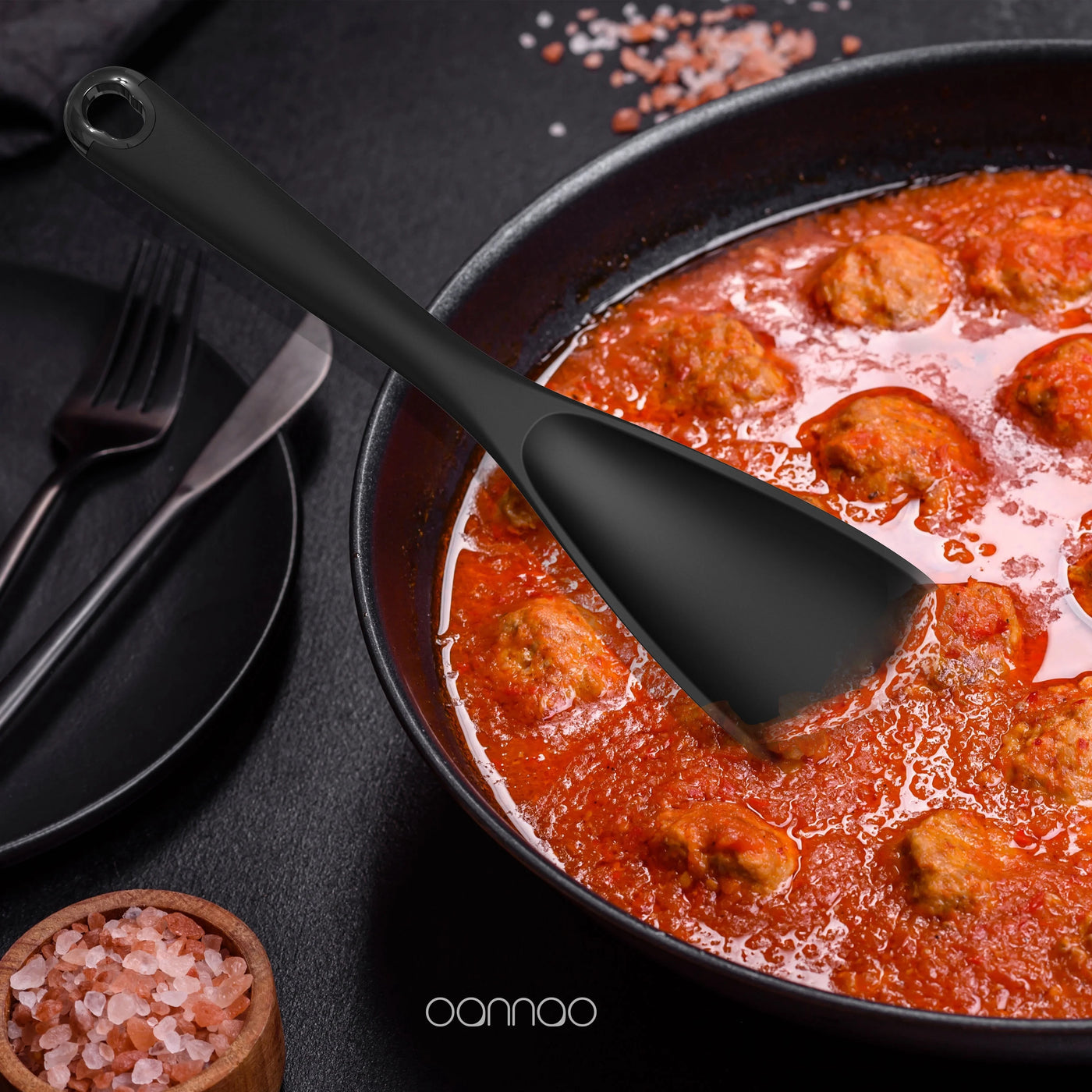 Silicone Kitchen Utensils Set, 600°F Heat Resistant Silicone Cooking Utensils, Spatula, Spoon, Whisk, Tongs