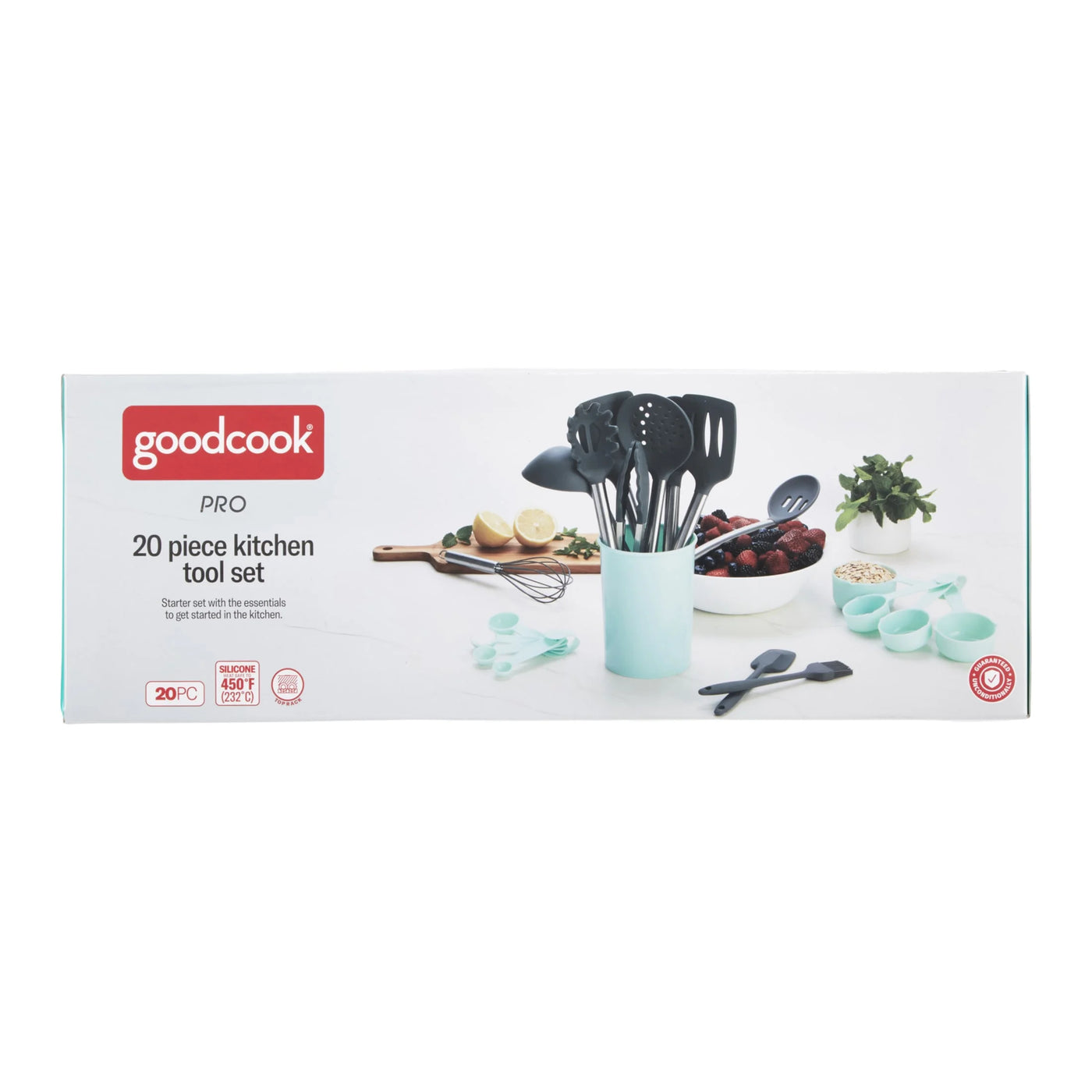 20-Piece Kitchen Tools and Gadget with Crock Set, for Everyday Home Kitchen Cooking, Storage and Organization