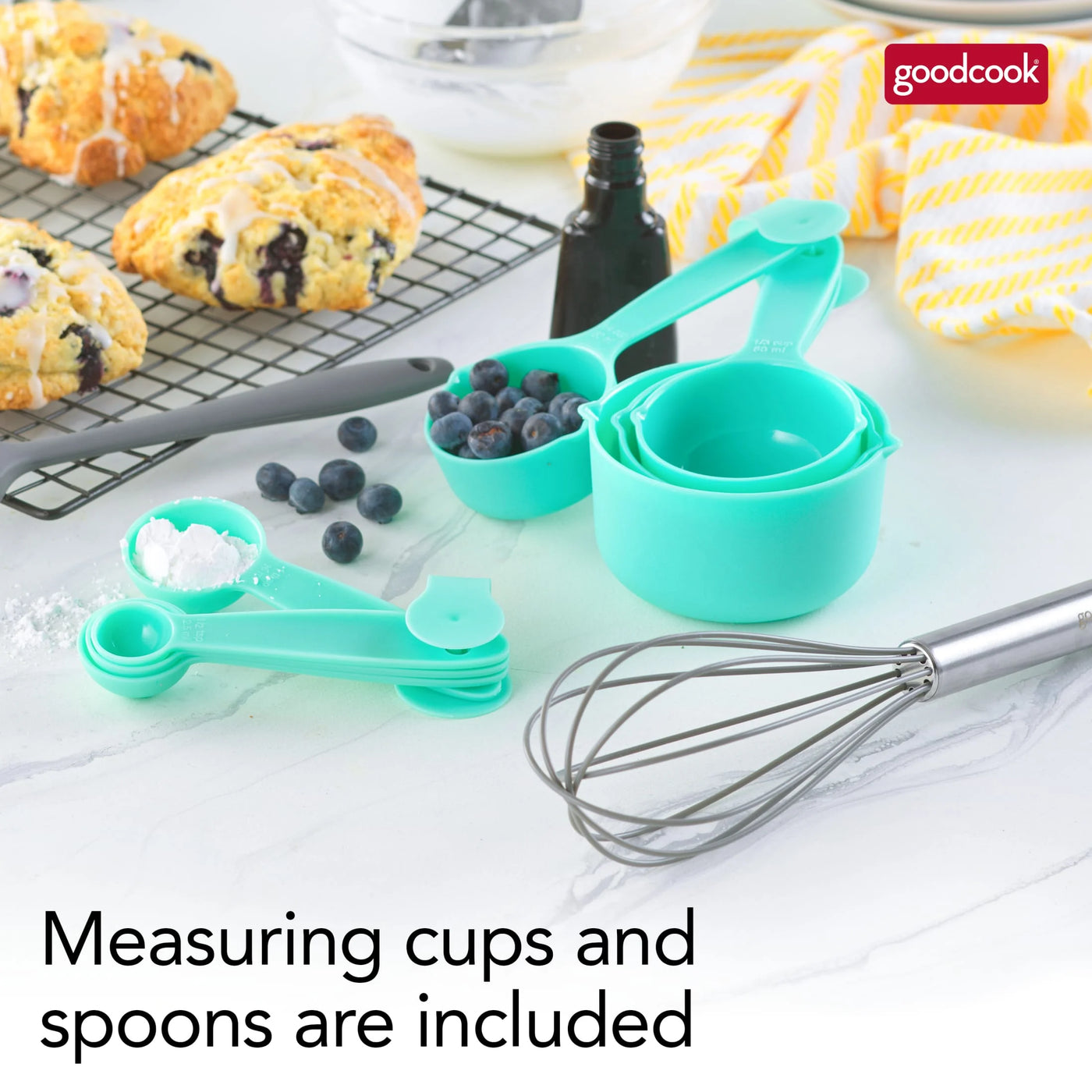 20-Piece Kitchen Tools and Gadget with Crock Set, for Everyday Home Kitchen Cooking, Storage and Organization