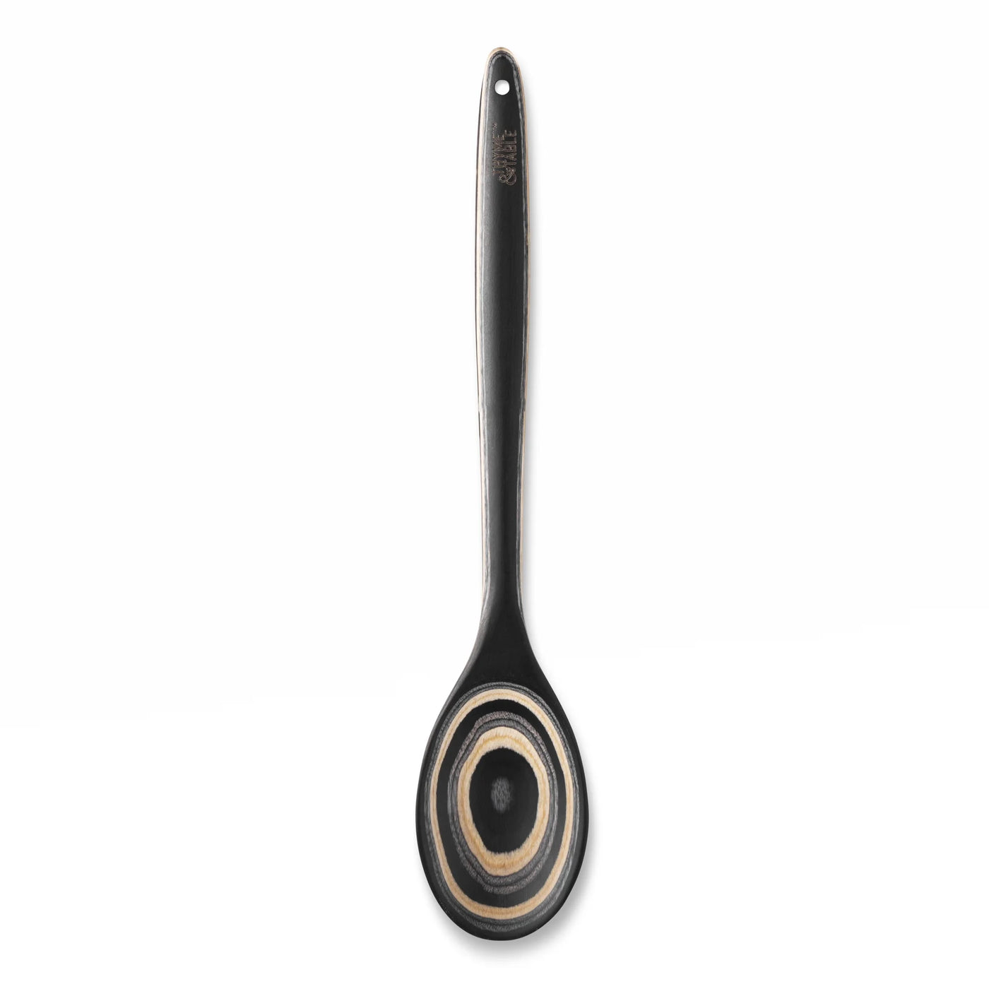 Nonstick Pakka Wood Spoon Black, for Cooking, Mixing, Serving and Nonstick Cookware, Durable Design for Daily Home Use