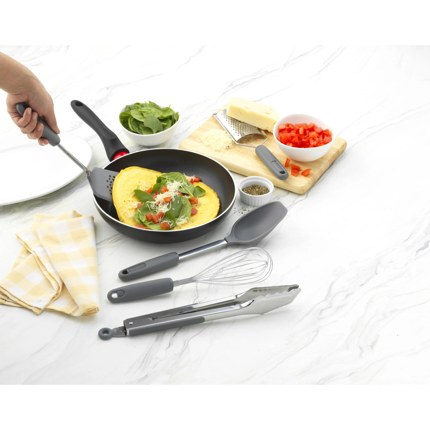 5-Piece Kitchen and Cooking Gadget Tool Set, for Everyday Home Kitchen Cooking, Storage and Organization