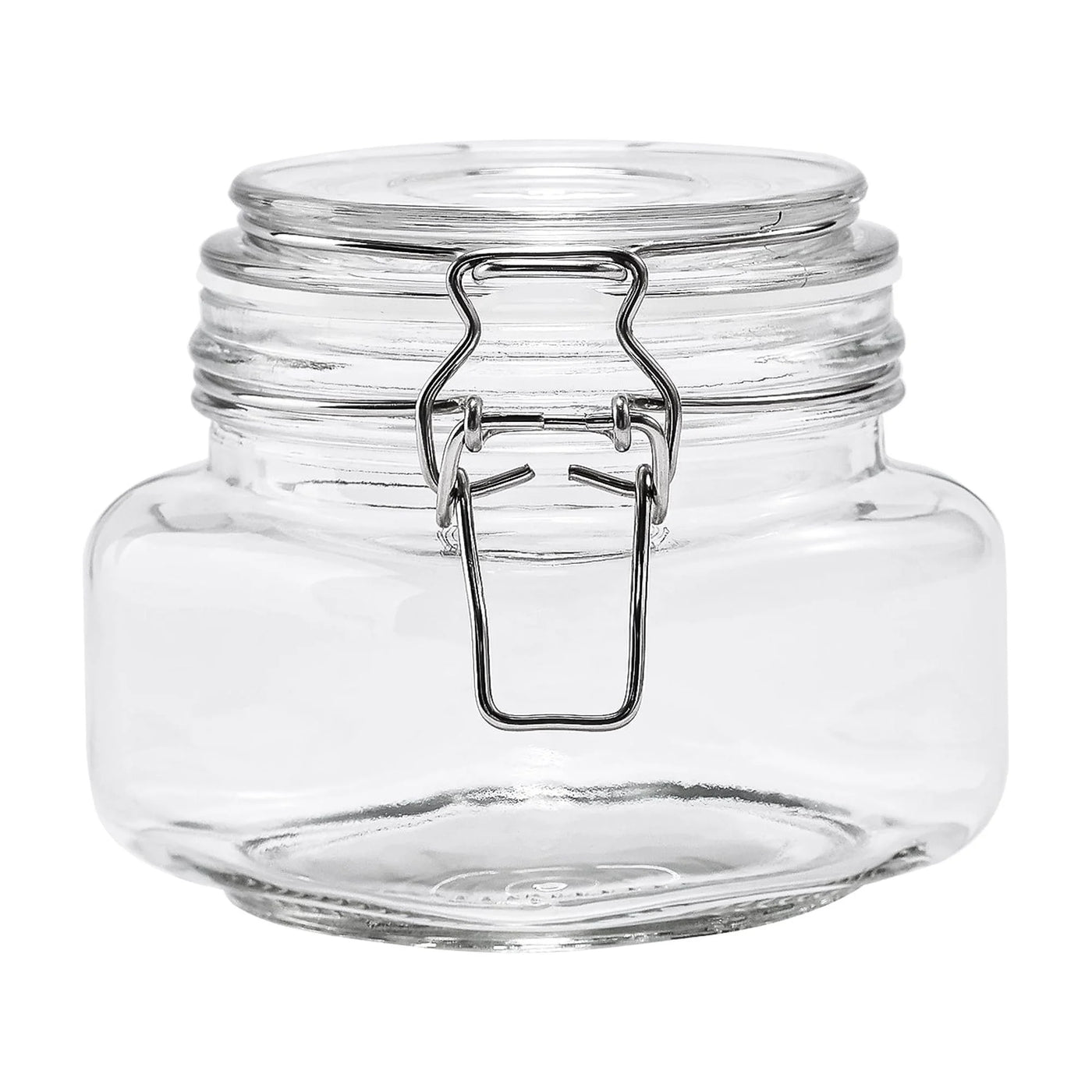 (2-pack) 17 Oz Glass Airtight Food Storage Jar Canister with Locking Lid, Pantry Organizer Container for Dry Food, Coffee, Sugar