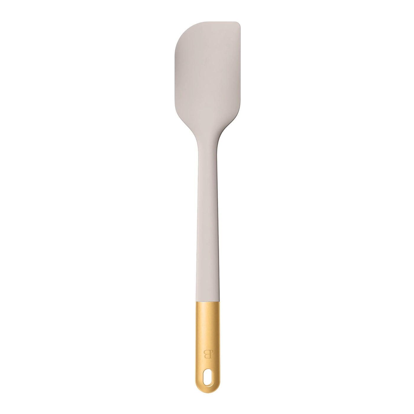 Beautiful 6-Piece Silicone Kitchen Utensil Tool Set with Rotating Rack By, Porcini Taupe, for Cooking, Mixing, Serving and Nonstick Cookware
