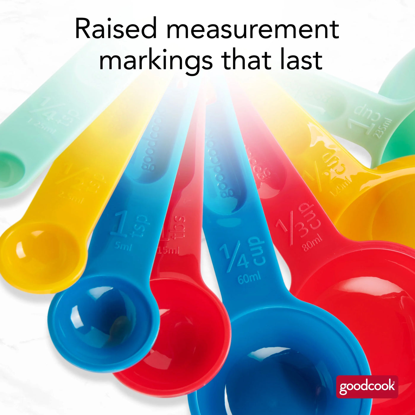 8-Piece Nesting Measuring Cups and Spoons Set with Storage Ring, for Cooking, Mixing, Serving and Nonstick Cookware