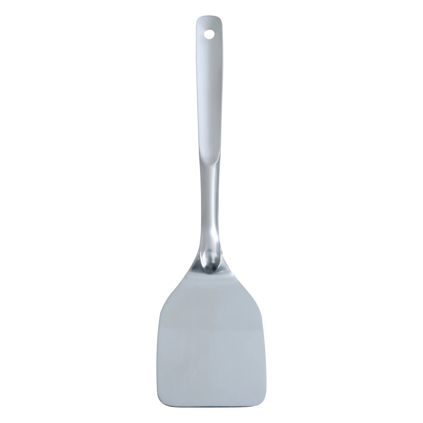 Stainless Steel 4-Piece Utensil Set: Includes Slotted Turner, Solid Turner, Spoon, and Slotted Spoon