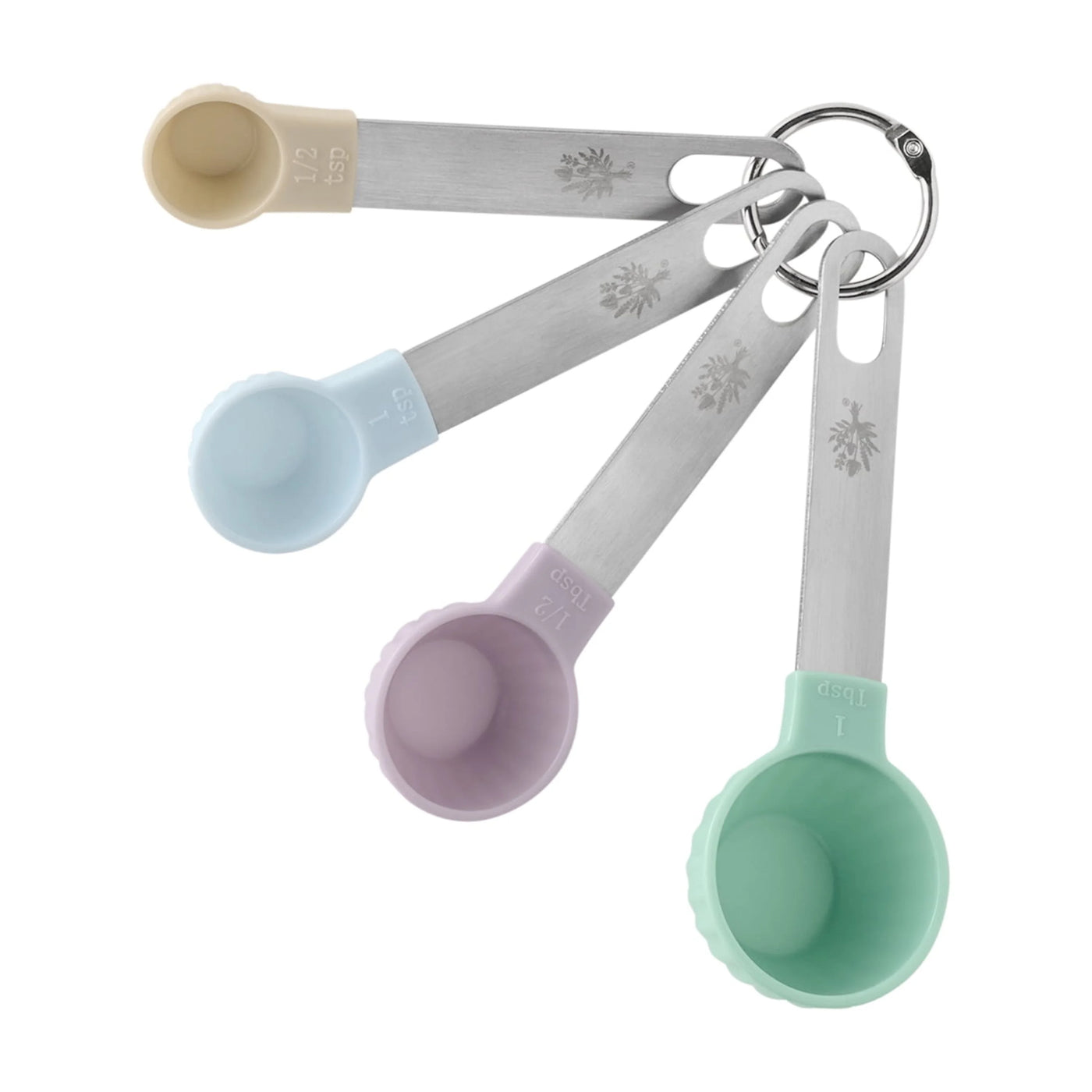 8-Piece Plastic Measuring Cup and Spoon Set, Multicolor, for Cooking, Mixing, Serving and Nonstick Cookware