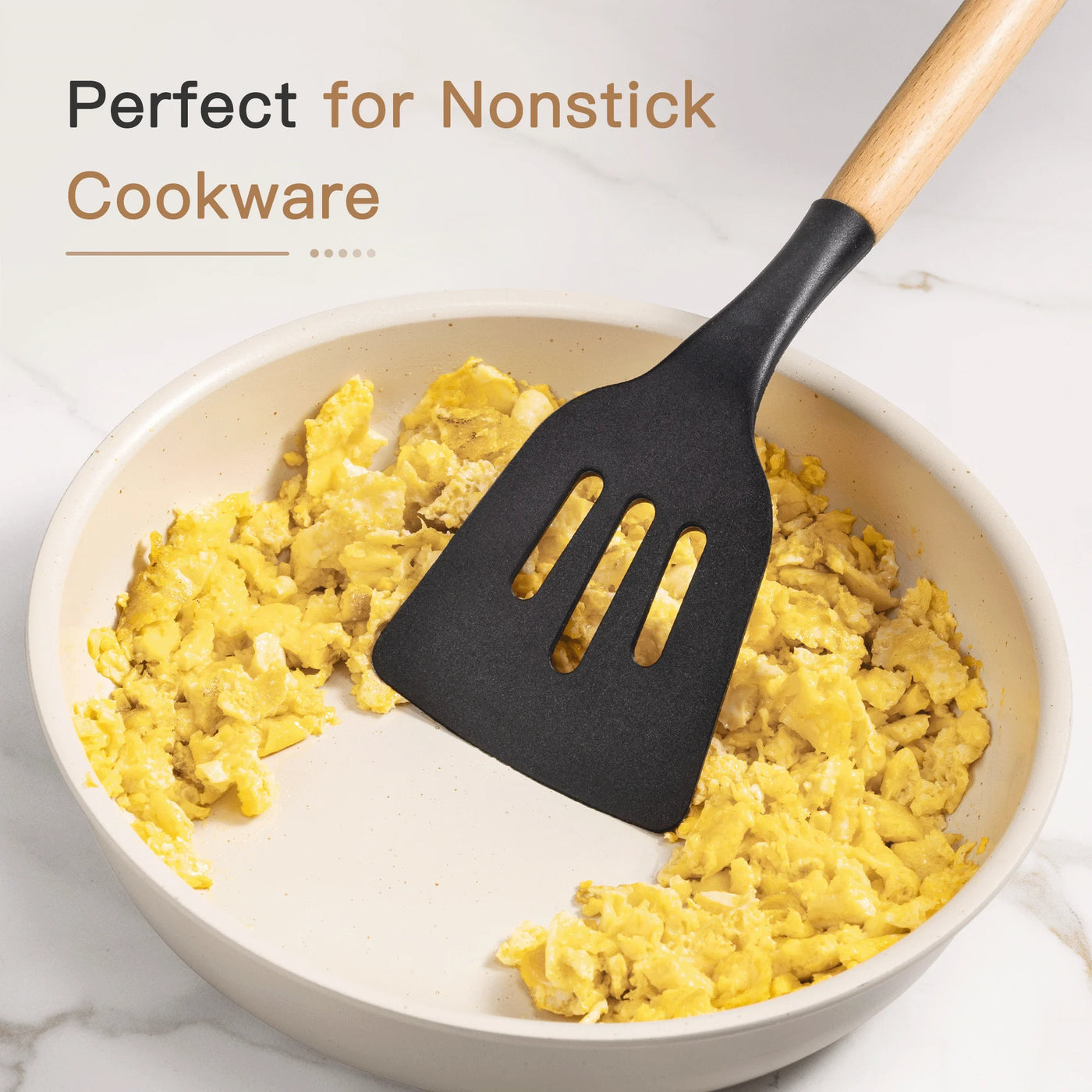 Silicone Cooking Utensils Set, 38-Piece Kitchen Utensils Set for 446°F Heat Resistant, Food Grade Utensil Sets with Wooden Handle