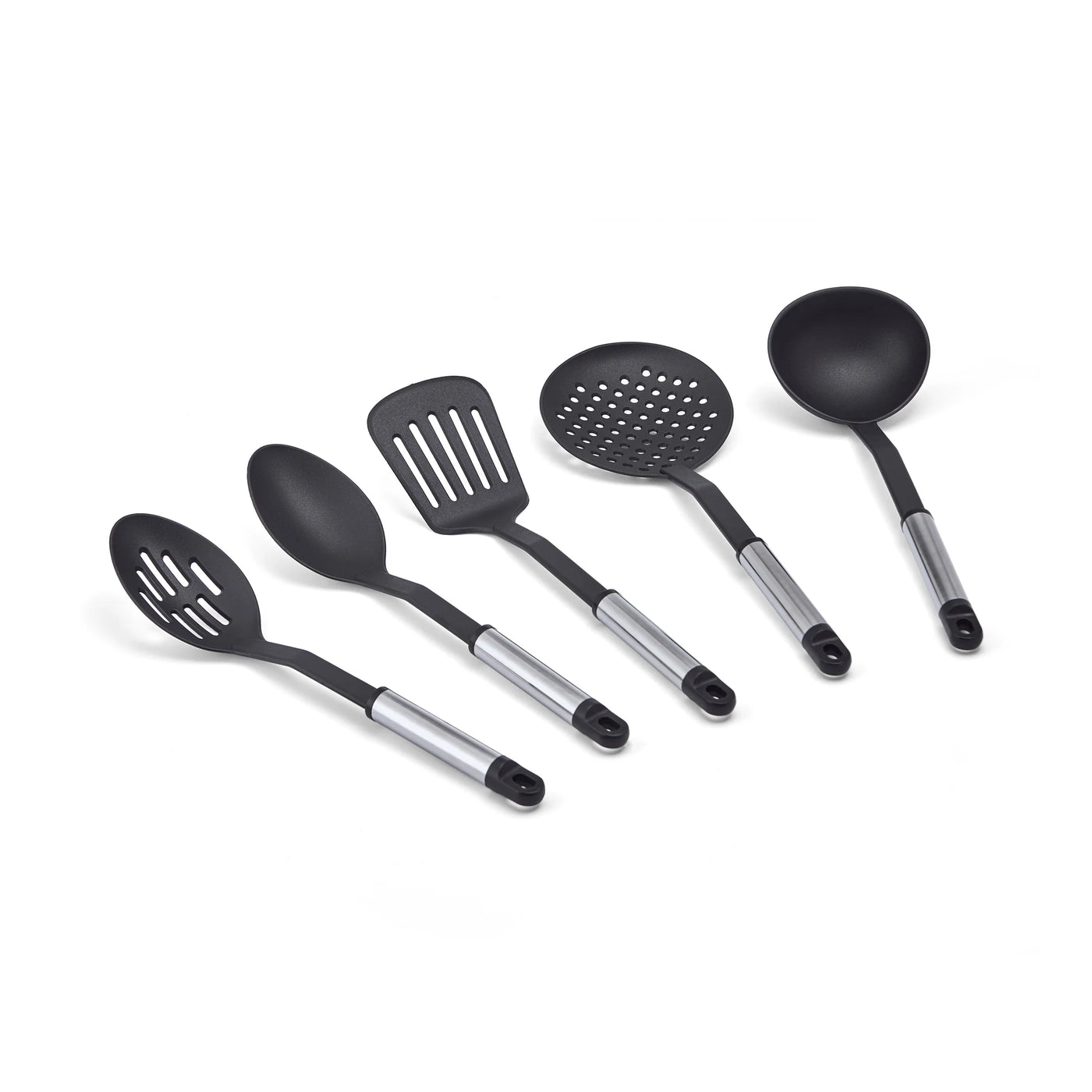 Set of 5 Stainless Steel Kitchen Tools, for Everyday Home Kitchen Cooking, Storage and Organization, Durable Design for Daily Home Use