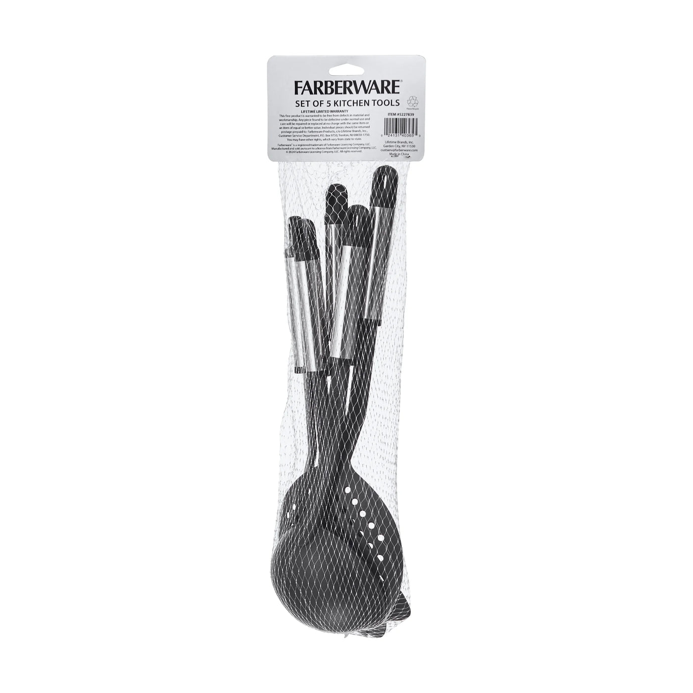 Set of 5 Stainless Steel Kitchen Tools, for Everyday Home Kitchen Cooking, Storage and Organization, Durable Design for Daily Home Use