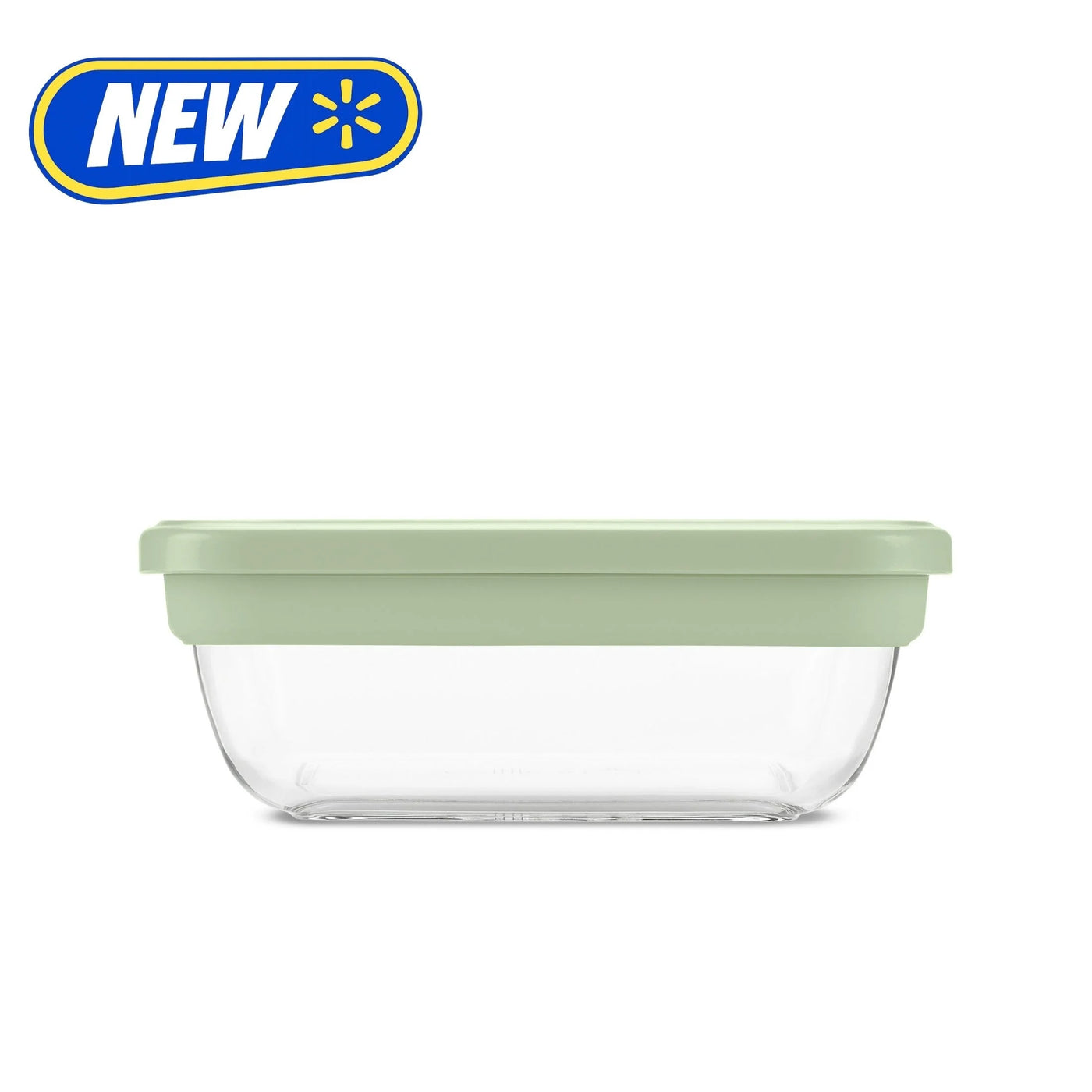 Fresh Stack Glass 4.7cup Food Storage Container, Made for Family Meals and Easy Serving, for Pantry Organization, Meal Prep and Dry Food Storage