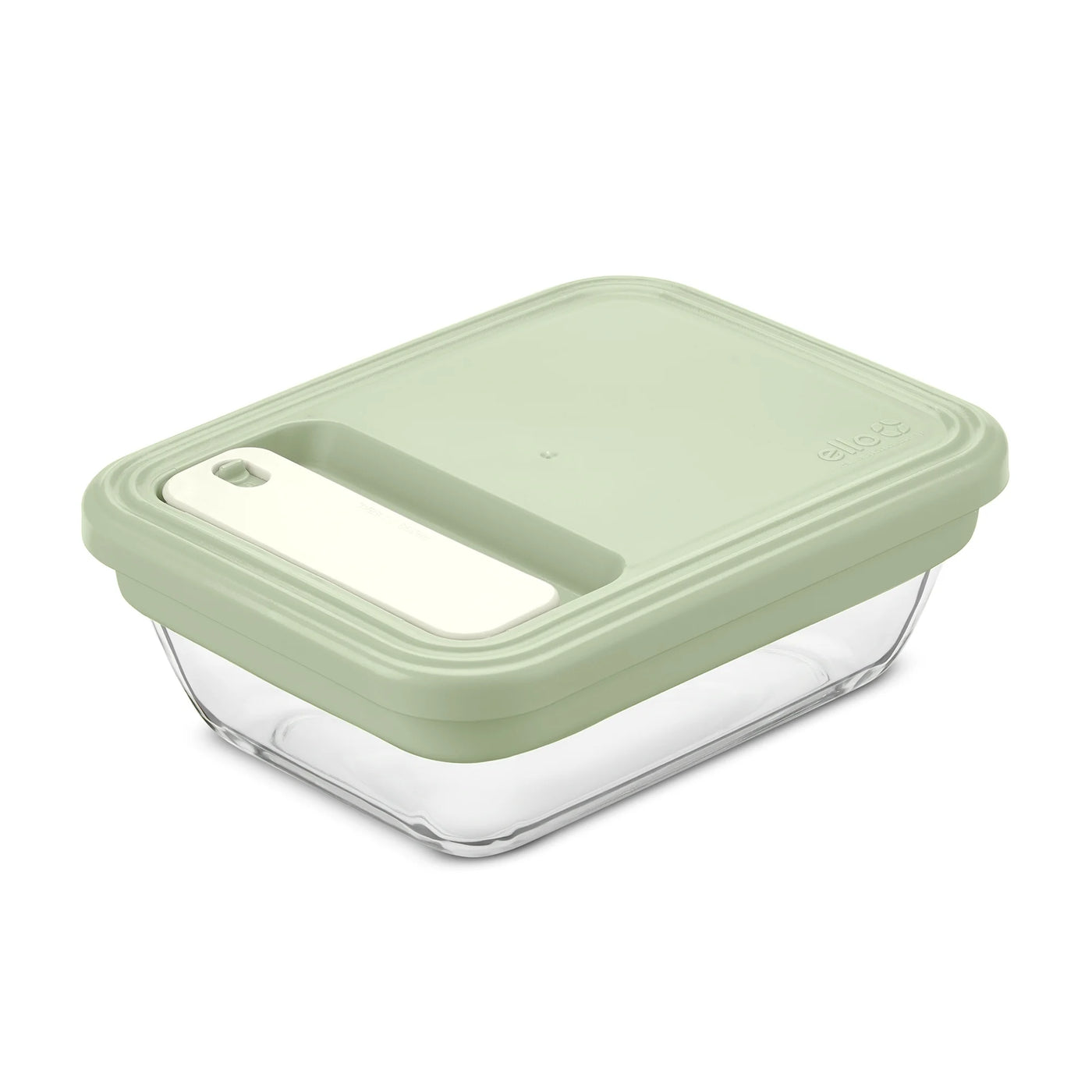 Fresh Stack Glass 4.7cup Food Storage Container, Made for Family Meals and Easy Serving, for Pantry Organization, Meal Prep and Dry Food Storage