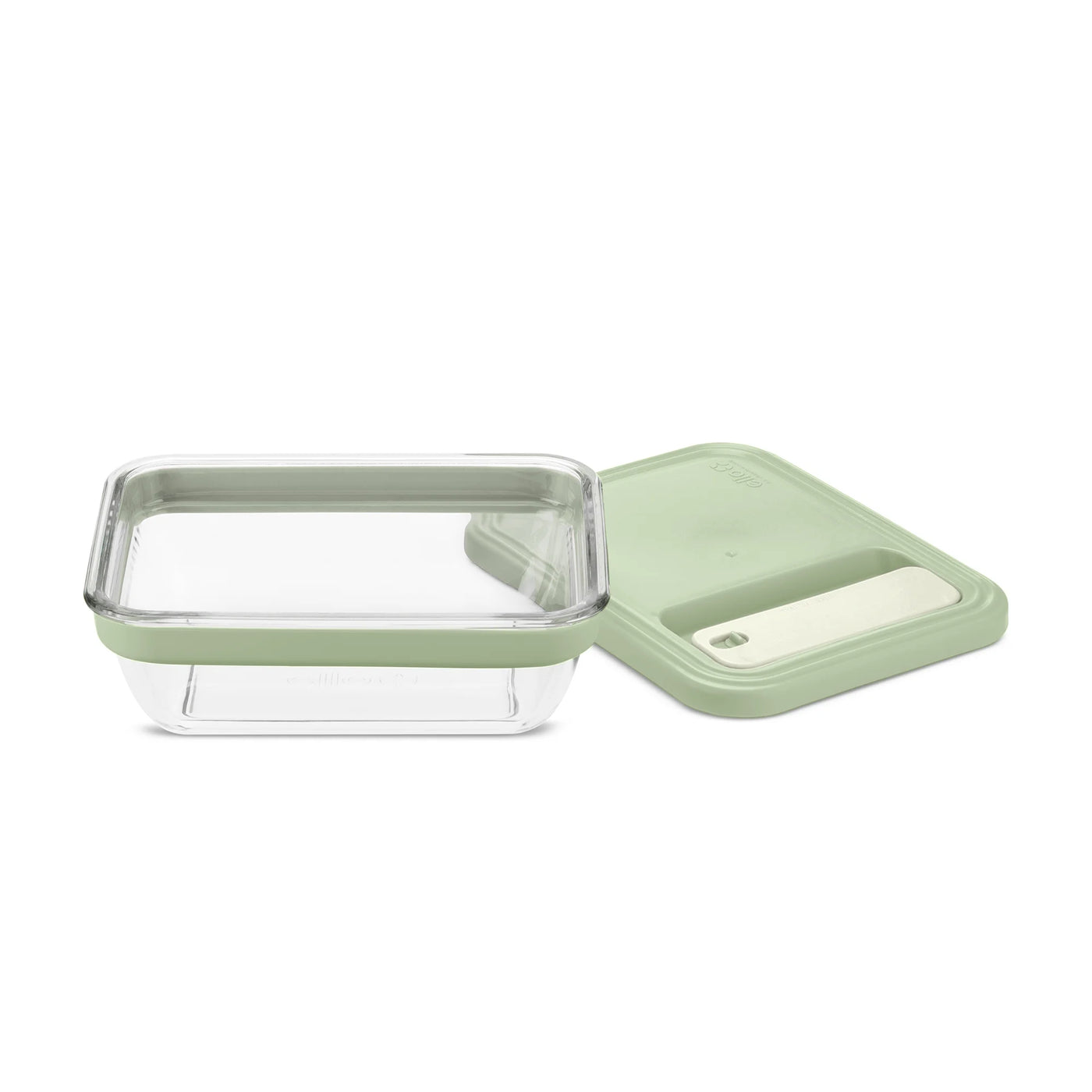 Fresh Stack Glass 4.7cup Food Storage Container, Made for Family Meals and Easy Serving, for Pantry Organization, Meal Prep and Dry Food Storage