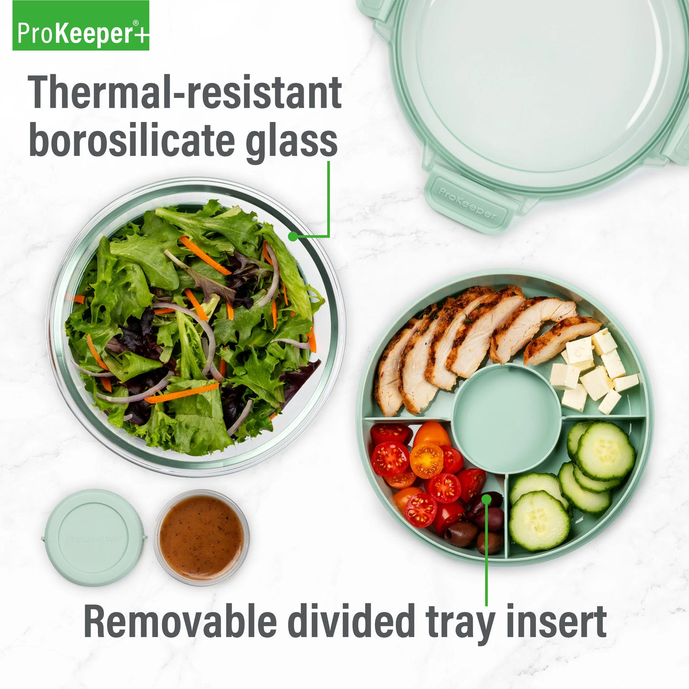 + 5.8 Cup Glass Food Storage Container with Silicone Base, Designed to Help with Pantry Storage and Everyday Organization