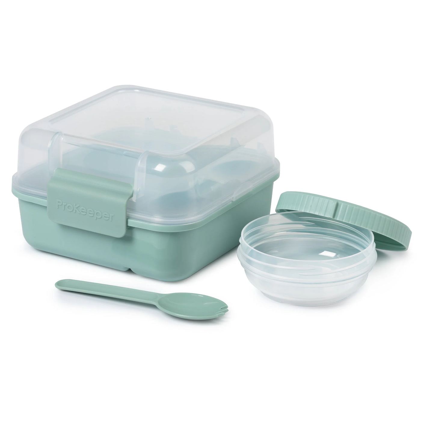 + Plastic Lunch Plus to Go, Well Suited to Hot or Cold Meals Away From Home, for Everyday Home Kitchen Cooking, Storage and Organization