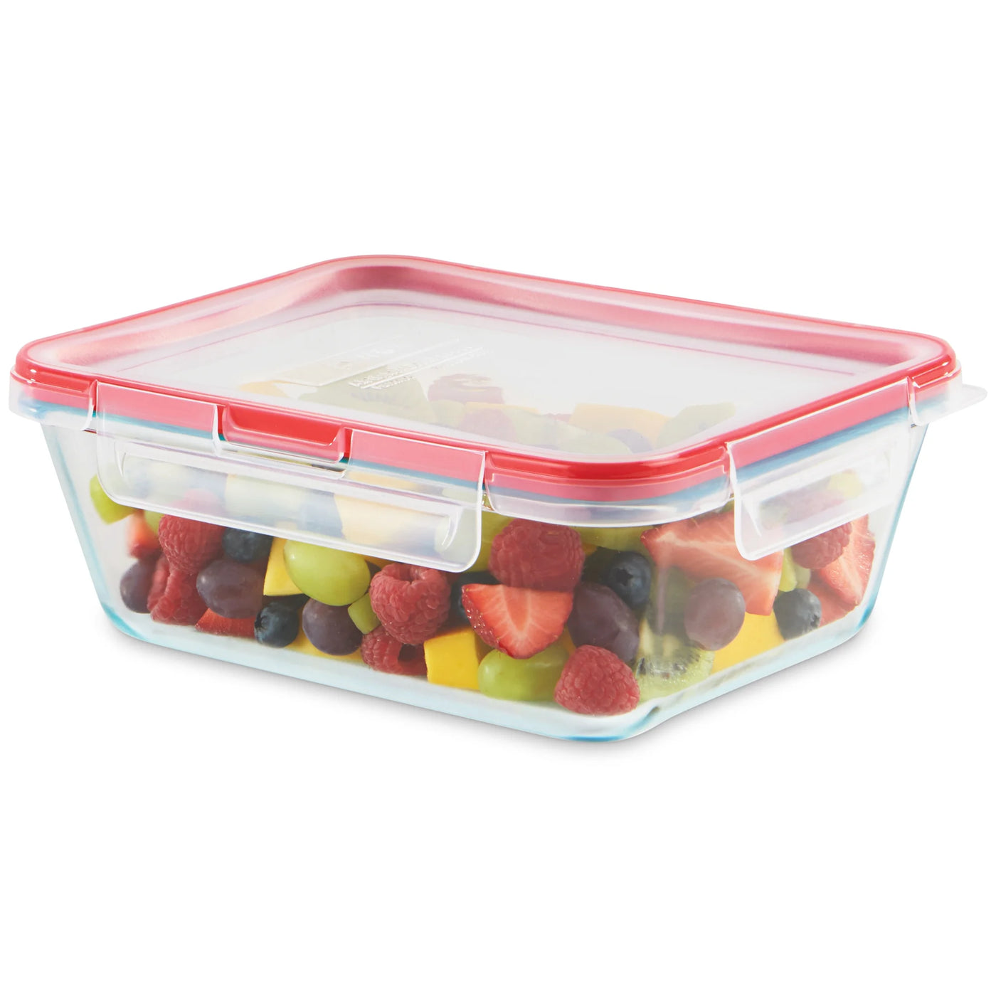 Freshlock 8cup Rectangle Glass Food Storage Container with Lid, Best Used for Leftover Storage for Larger Meal Preps and Reheating