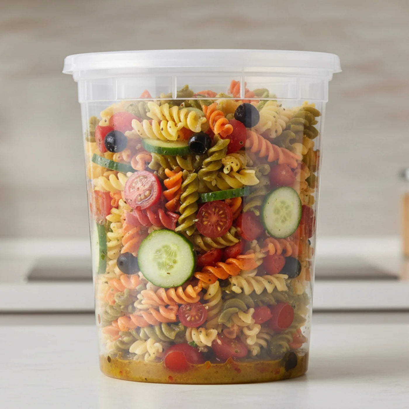 40-Piece 32oz Plastic Deli Container, Ideal Use for Meal Prep and Batch Cooking, for Pantry Organization, Meal Prep and Dry Food Storage