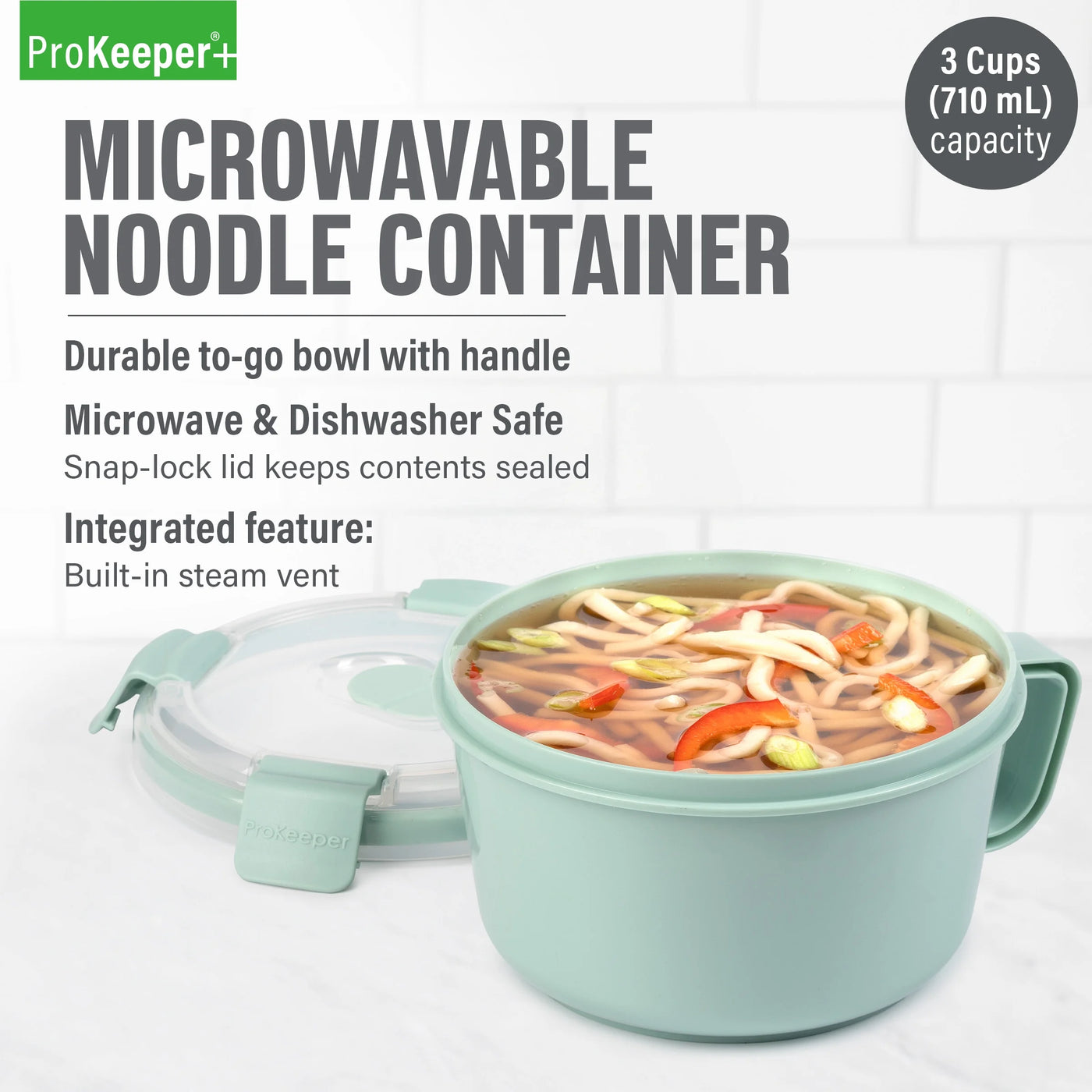 + Plastic Noodle Container, A Practical Choice for School Lunches and Activities, for Pantry Organization, Meal Prep and Dry Food Storage