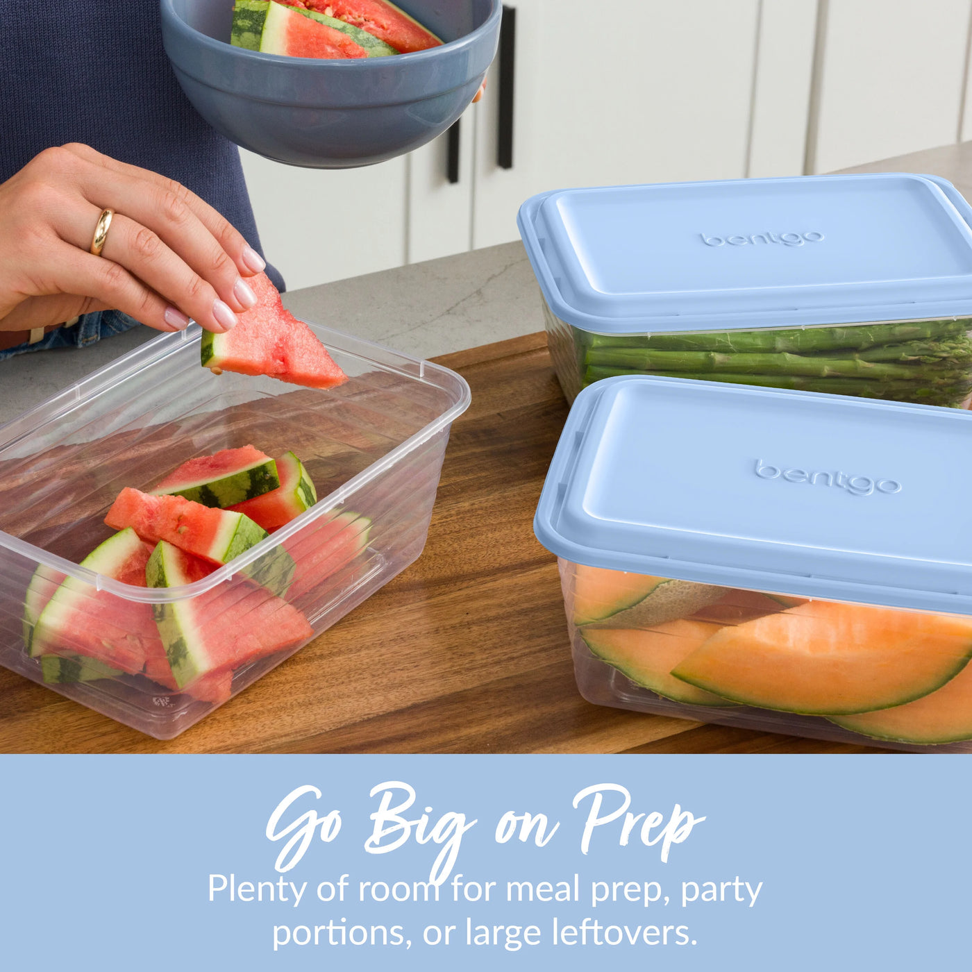 8 Cup Meal Prep Containers with Lids, Pfas and BPA Free Materials, Durable, Microwave, Freezer, and Dishwasher Safe to Go Food Storage Container