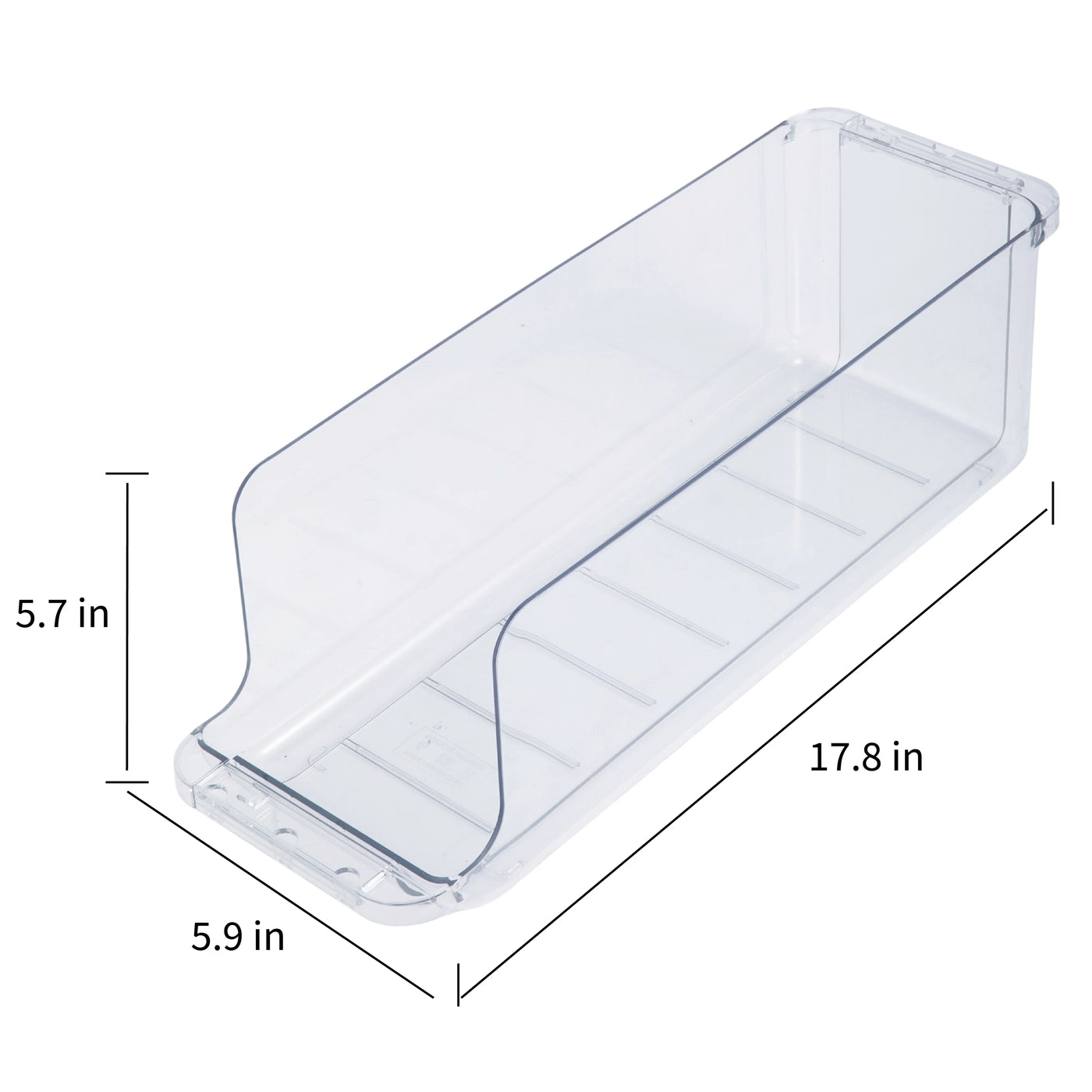 Clear Expandable Drink Fridge Organizer, Made for Kitchen Organization and Drink Storage, Soda and Can Fridge Storage