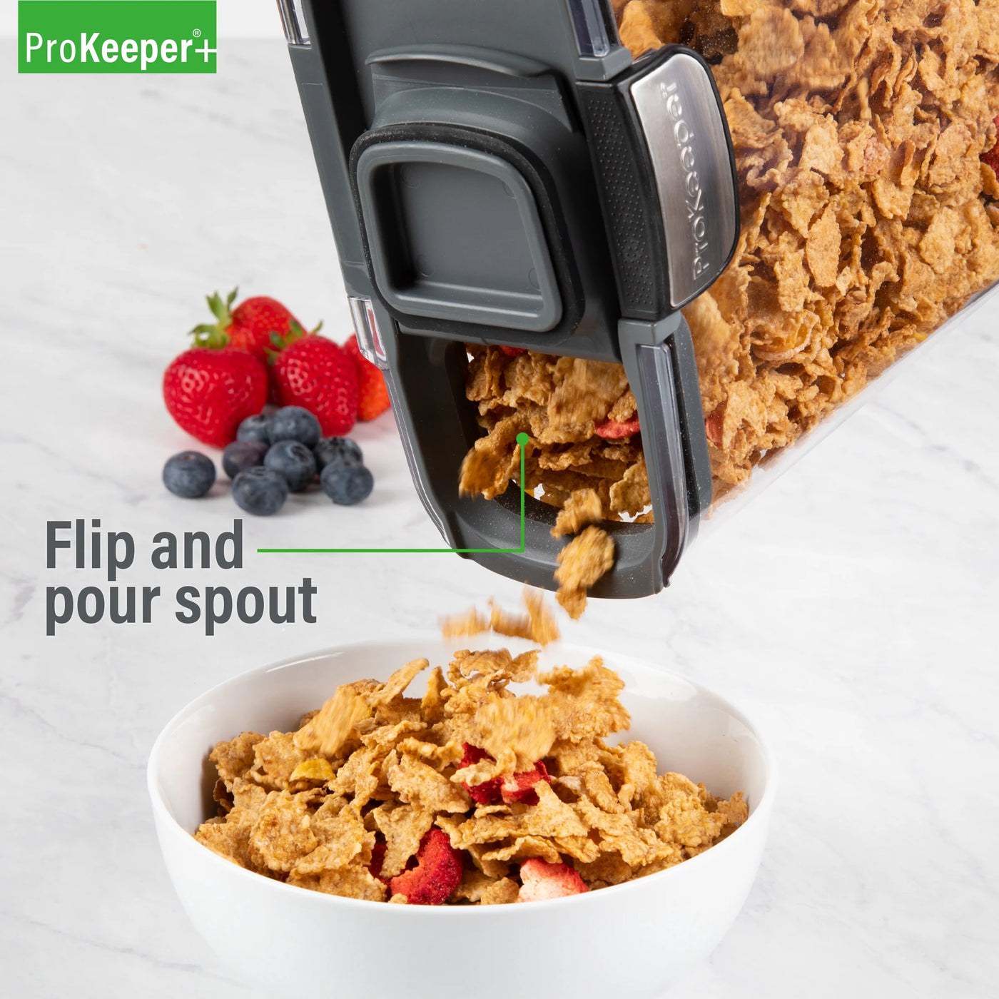 + Cereal Airtight Food Storage Container 14 Cups, Designed to Help with Pantry Organization and Food Storage