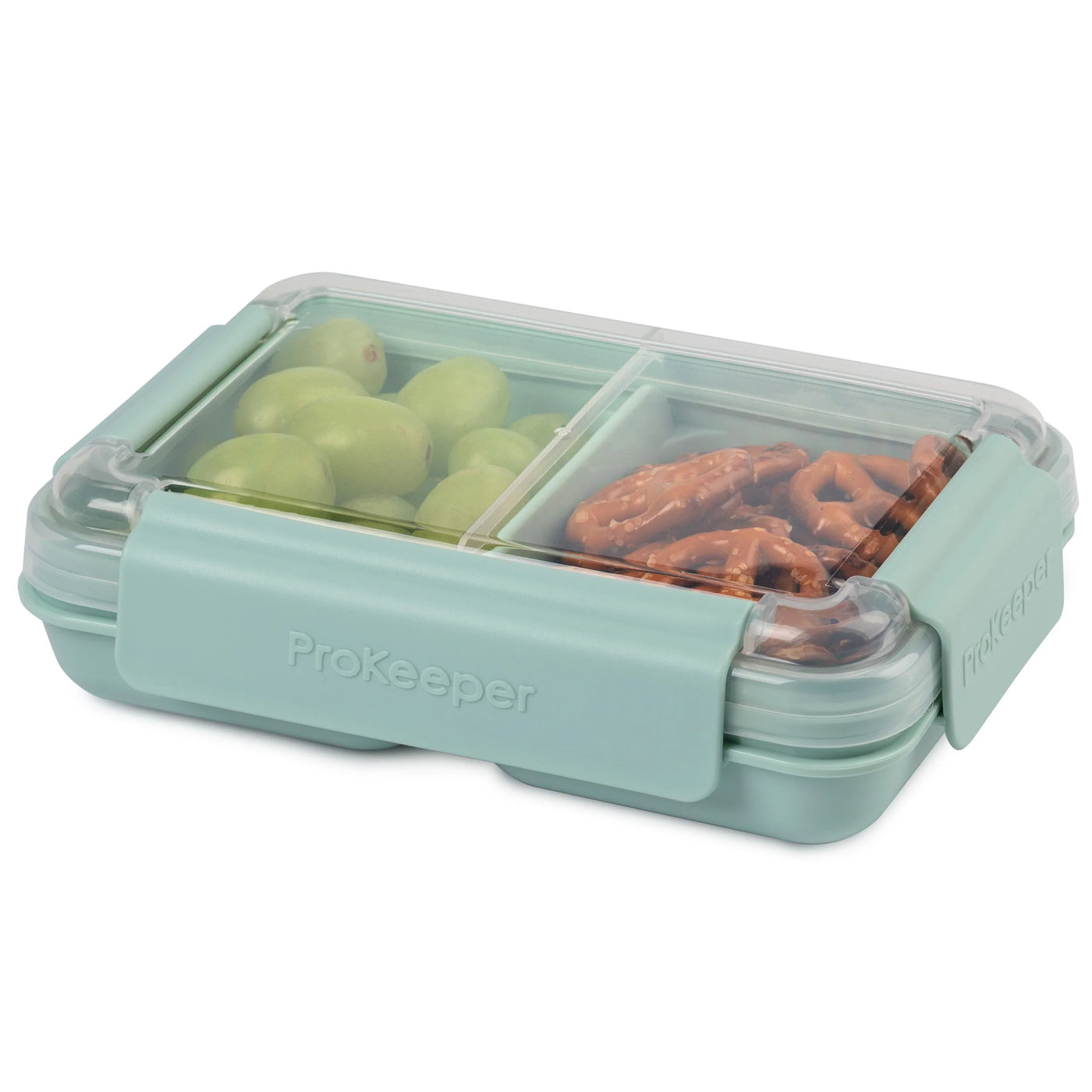 + Small Split to Go Plastic Food Container, for Pantry Organization, Meal Prep and Dry Food Storage, Durable Design for Daily Home Use