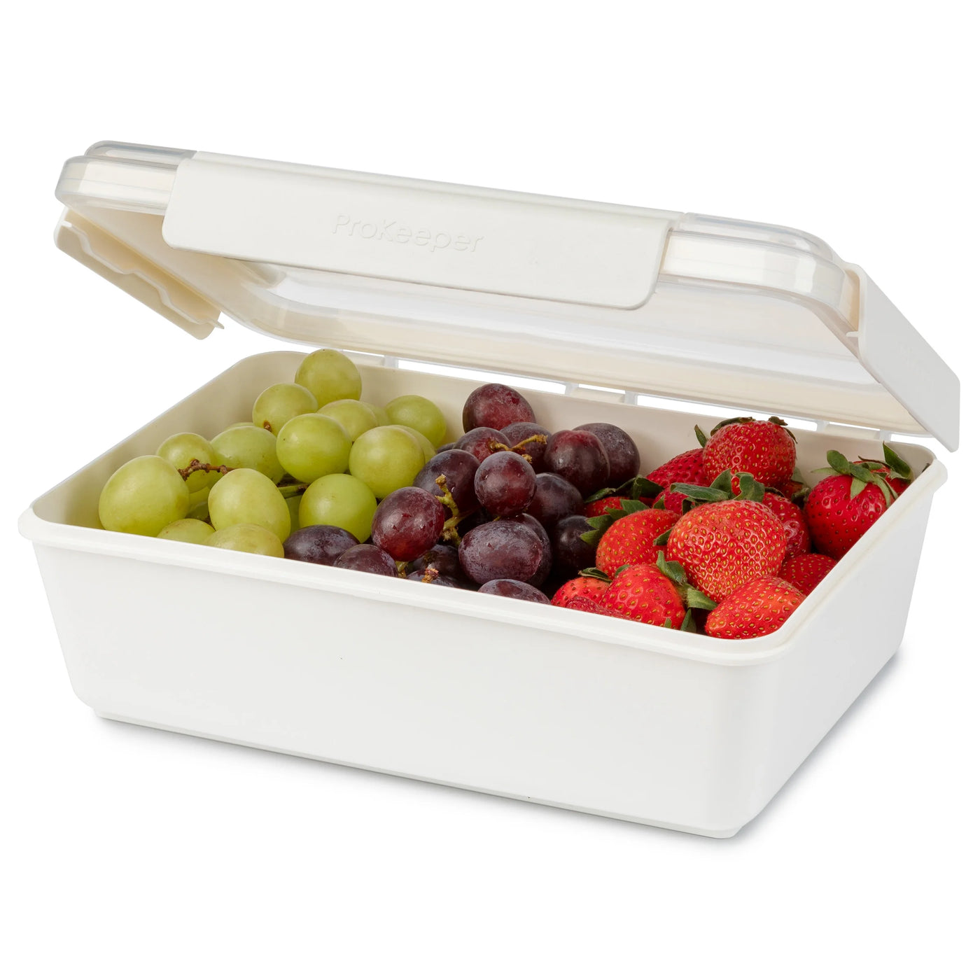 + 12 Cup Plastic Food Storage Container, Well Suited to Hot or Cold Meals Away From Home, for Pantry Organization, Meal Prep and Dry Food Storage