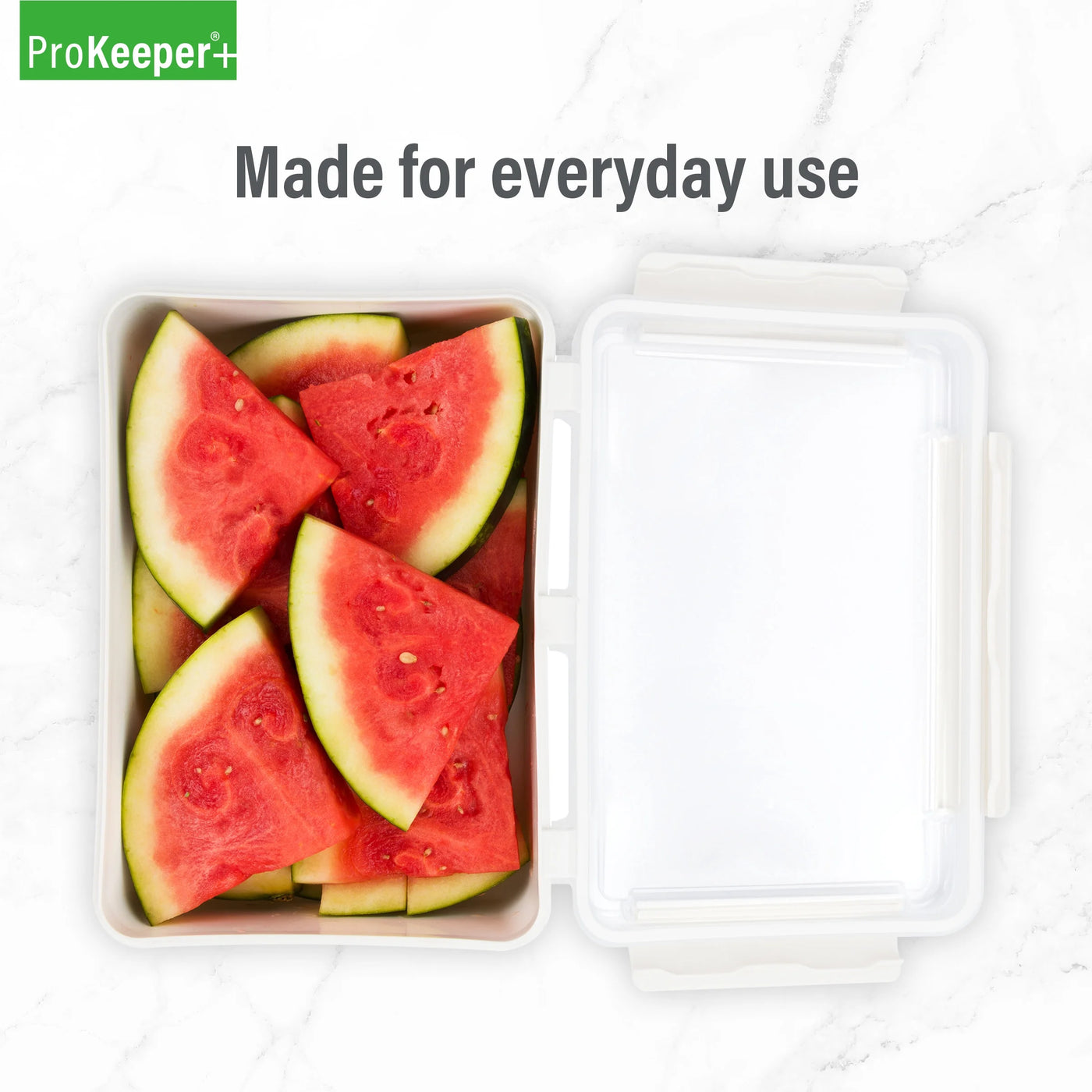 + 12 Cup Plastic Food Storage Container, Well Suited to Hot or Cold Meals Away From Home, for Pantry Organization, Meal Prep and Dry Food Storage