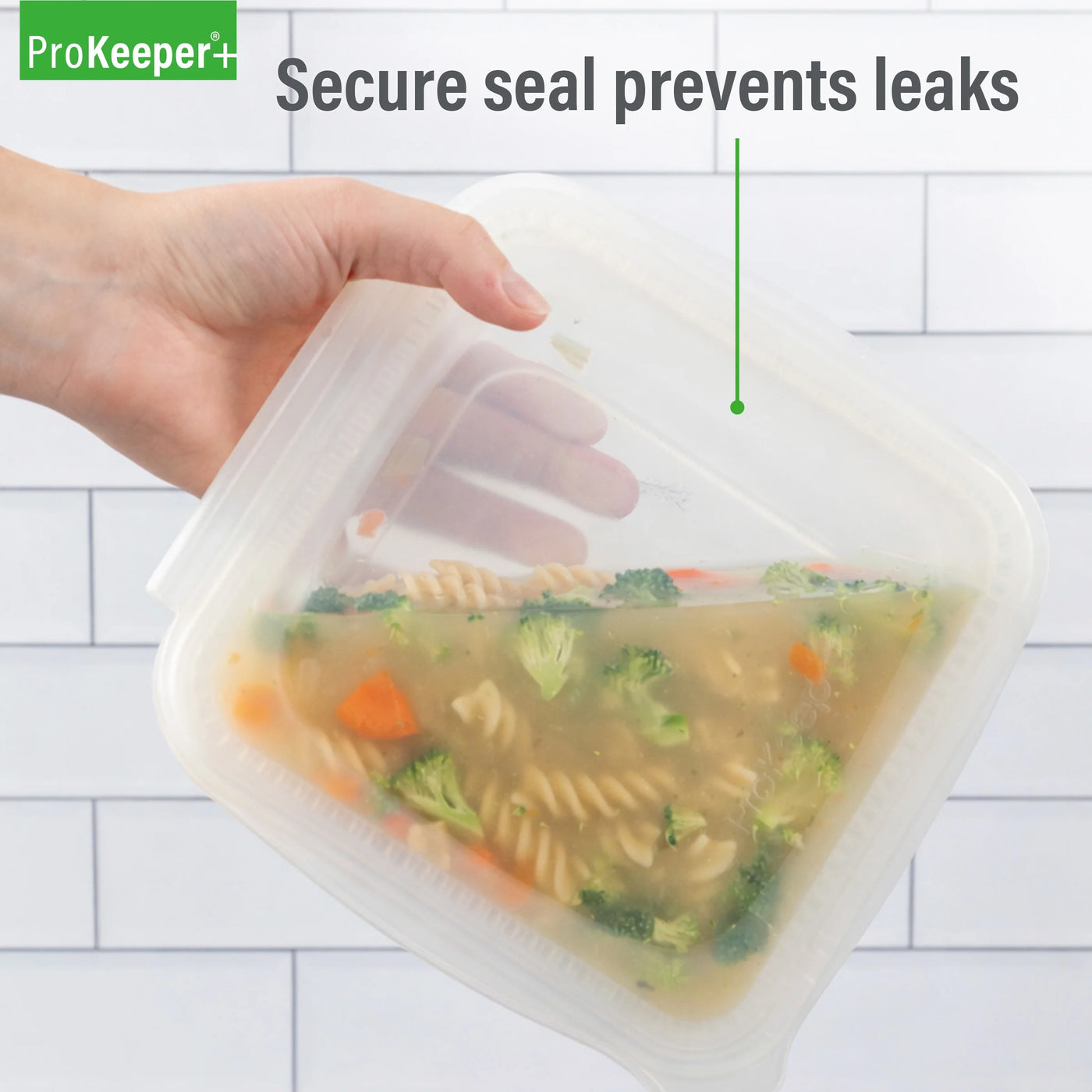 + 3 Cup Silicone Softbox for School Lunches and Activities, for Everyday Home Kitchen Cooking, Storage and Organization