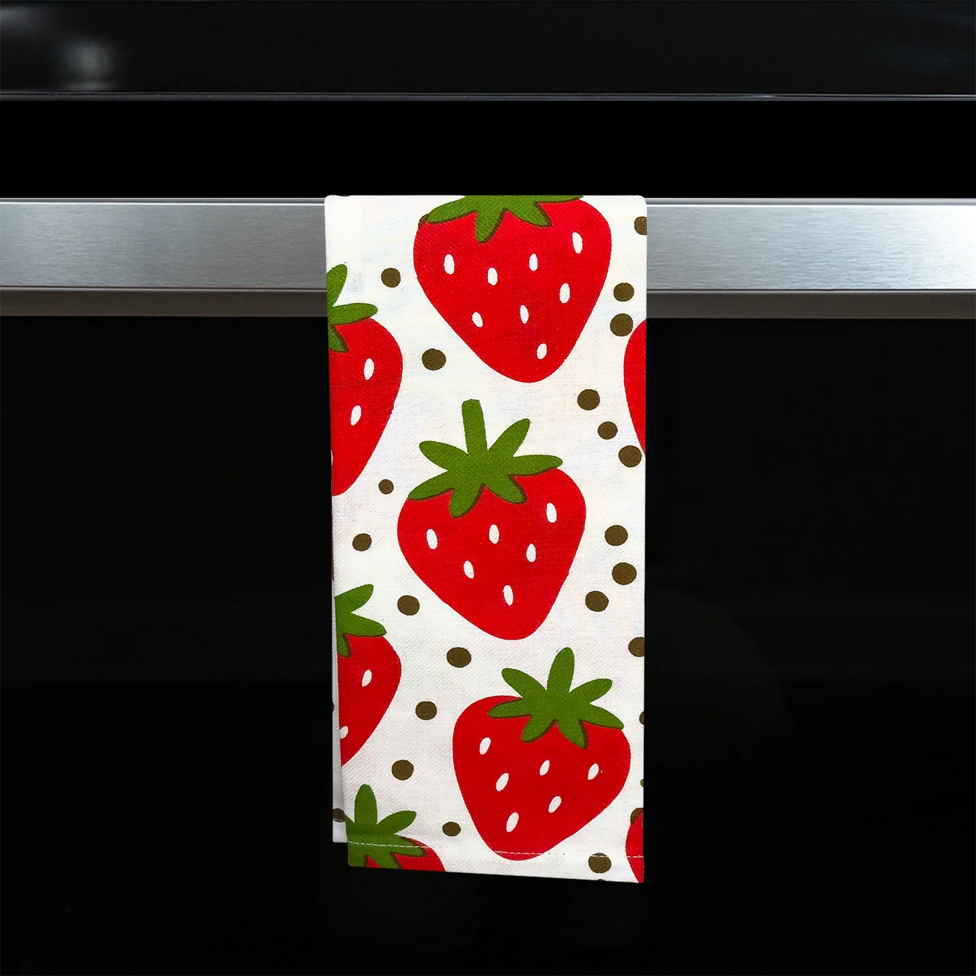 Celebrate Everyday Strawberry Kitchen Towel, for Drying Dishes, Wiping Counters and Everyday Kitchen Cleaning