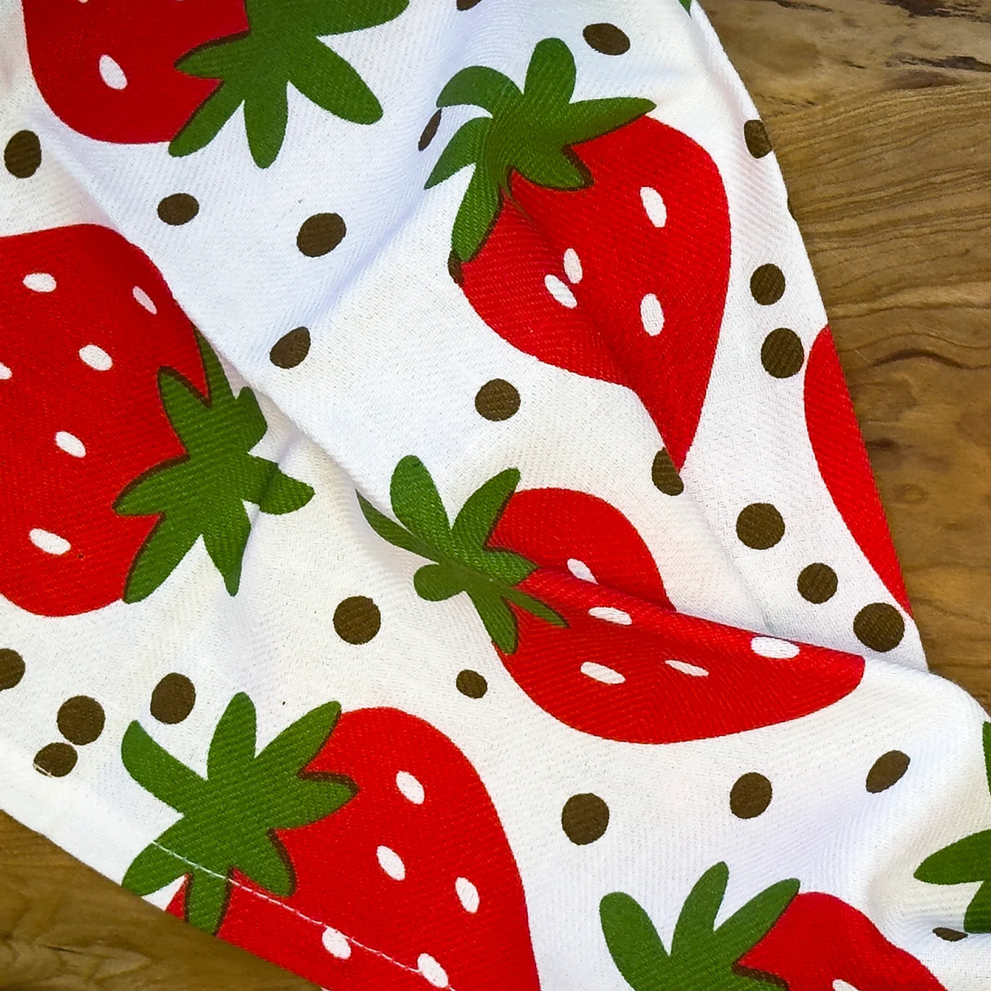 Celebrate Everyday Strawberry Kitchen Towel, for Drying Dishes, Wiping Counters and Everyday Kitchen Cleaning
