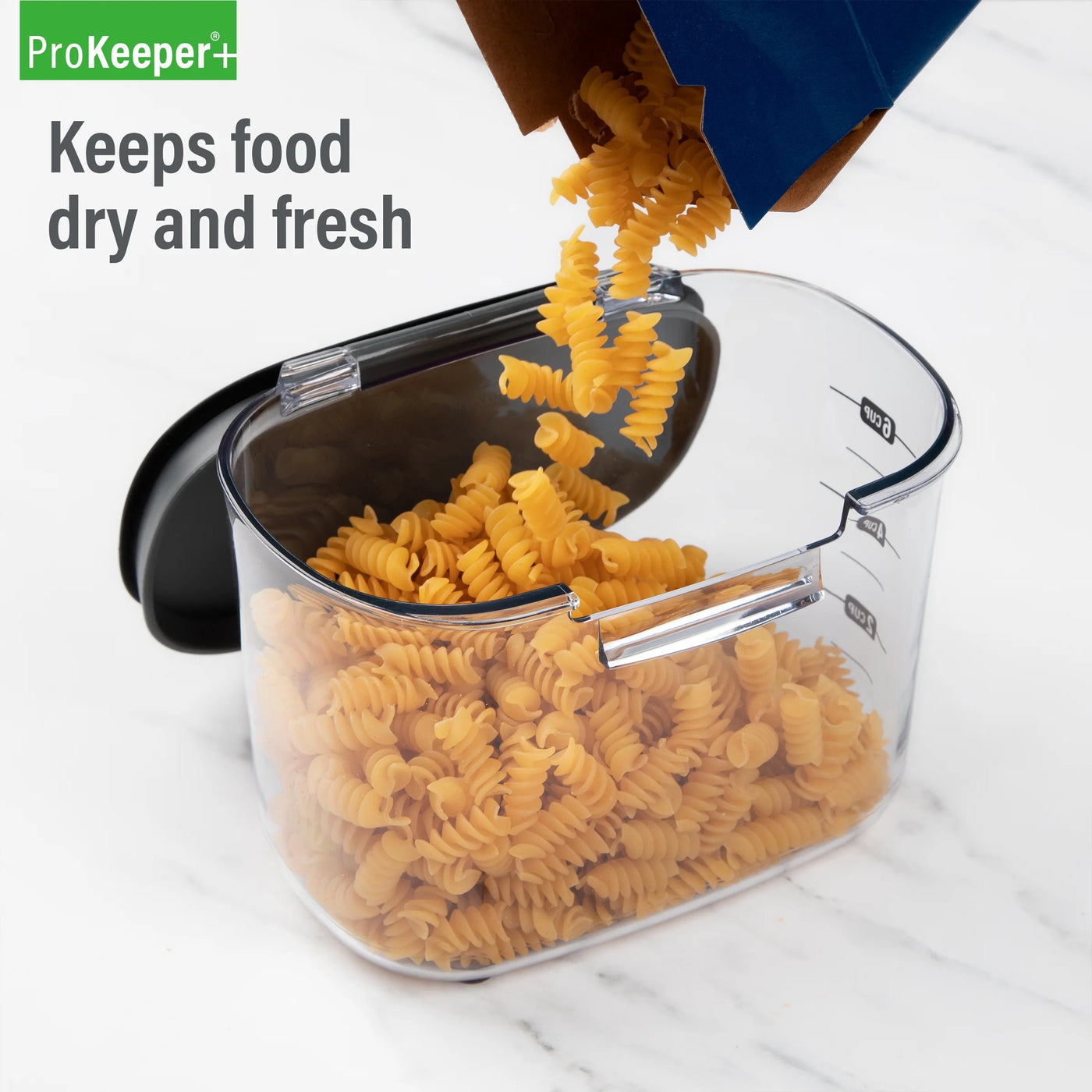 + Airtight 5-Piece BPA-FREE Pantry Storage Container Set, for Pantry Organization, Meal Prep and Dry Food Storage