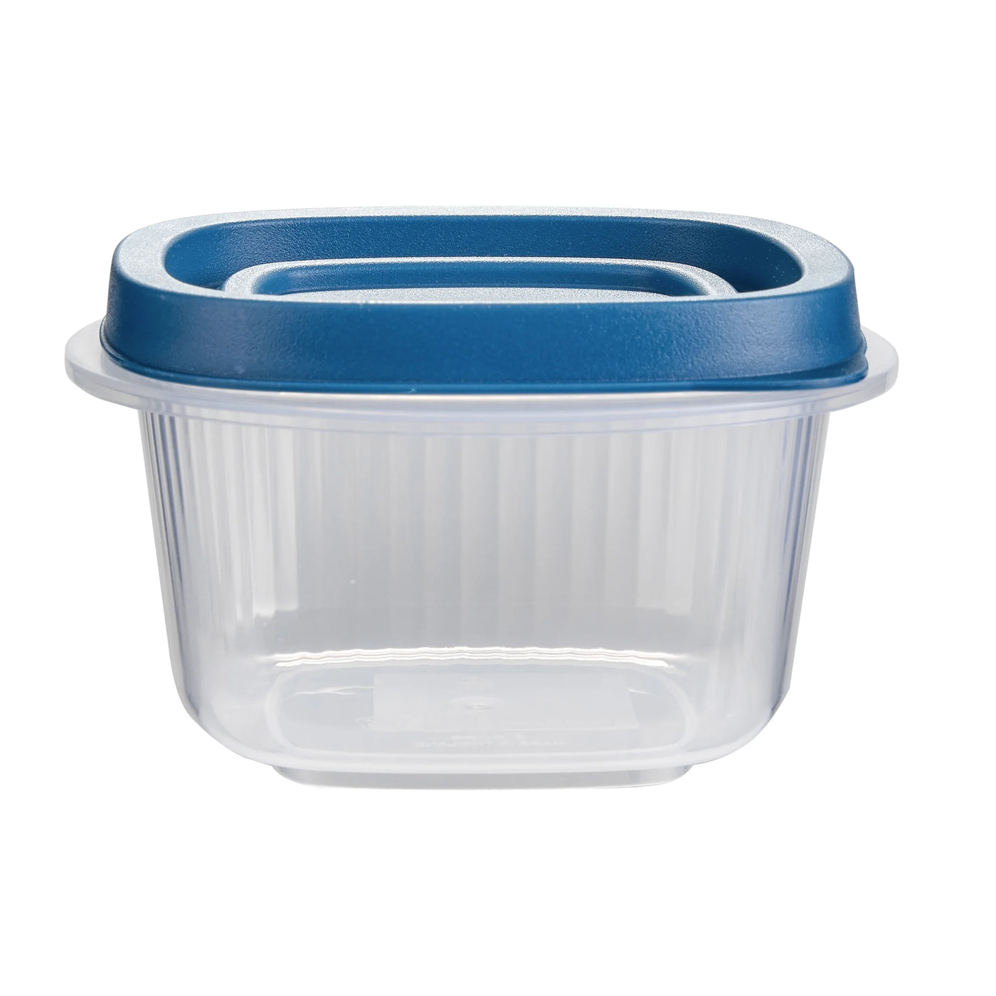 (2-pack) Reusable Food Storage Container, Small Square, Plastic, 3-Pack, 3 Containers with Lids, 2 Cups, Ideal for Snacks and Fresh Ingredients
