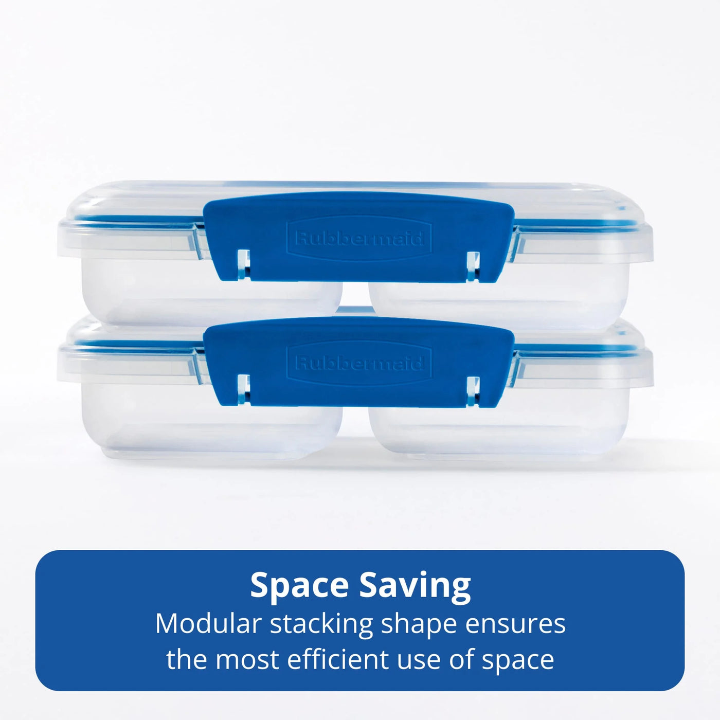 Rubbermaid Pack and Go 350 Ml Small Divided Snack Container, Meal Prep Container, with Two-compartment Design