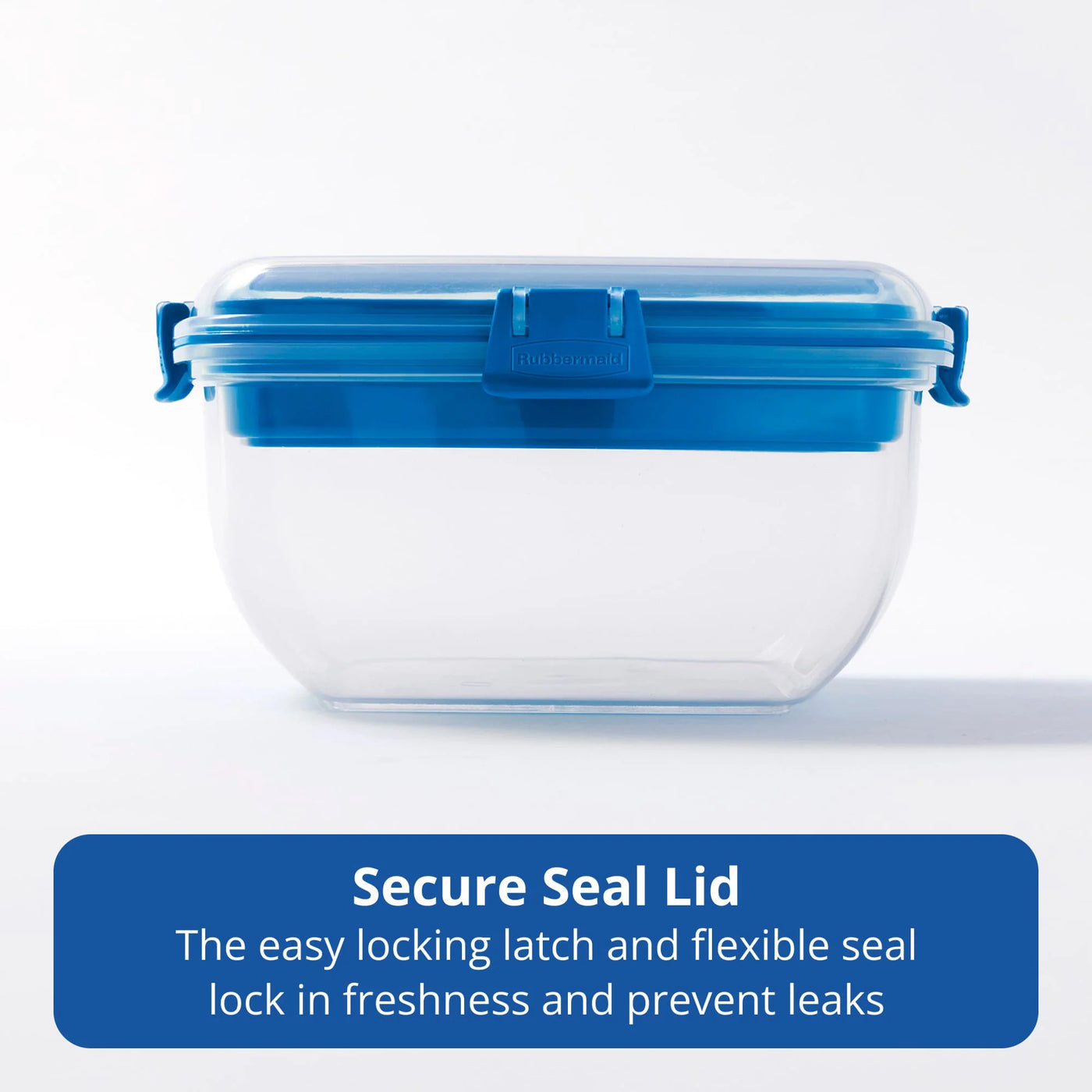 Rubbermaid Pack and Go 1.63 L Salad and Sandwich Container, Meal Prep Container with Secure Seal Lid