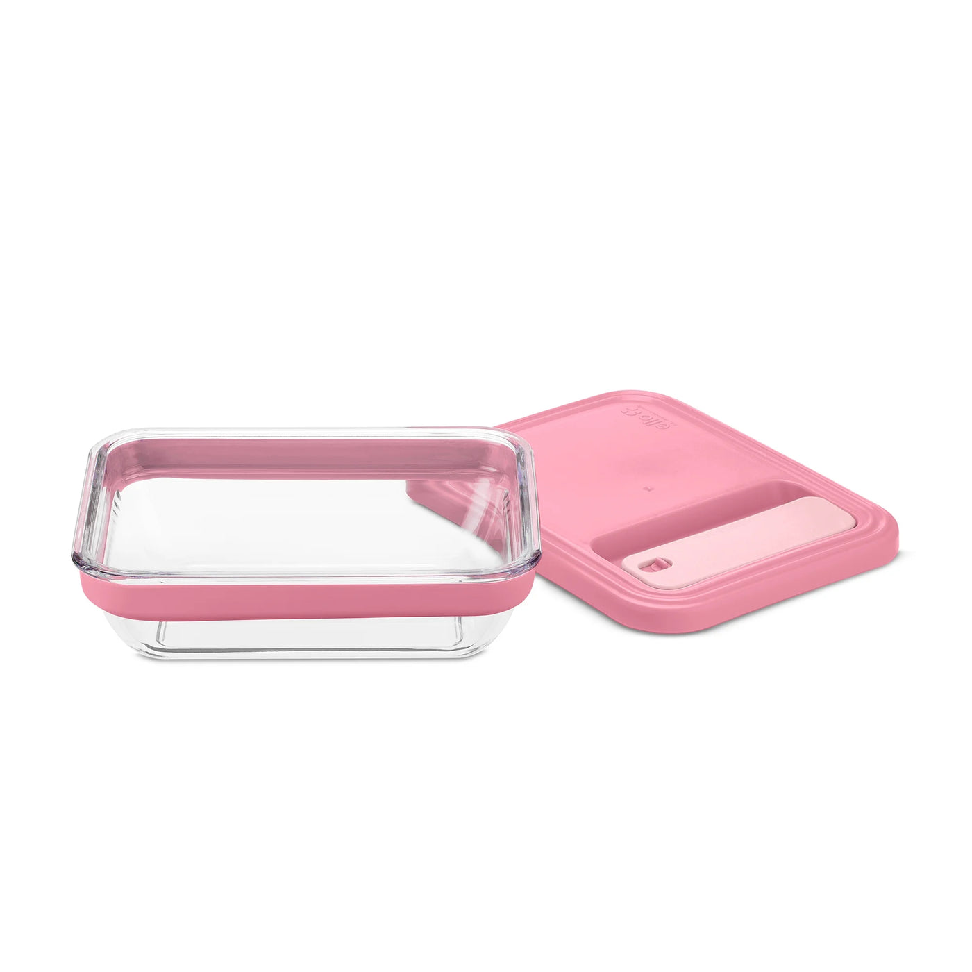 Fresh Stack Glass 3.7cup Food Storage Container, Designed to Help with Pantry Storage and Everyday Organization