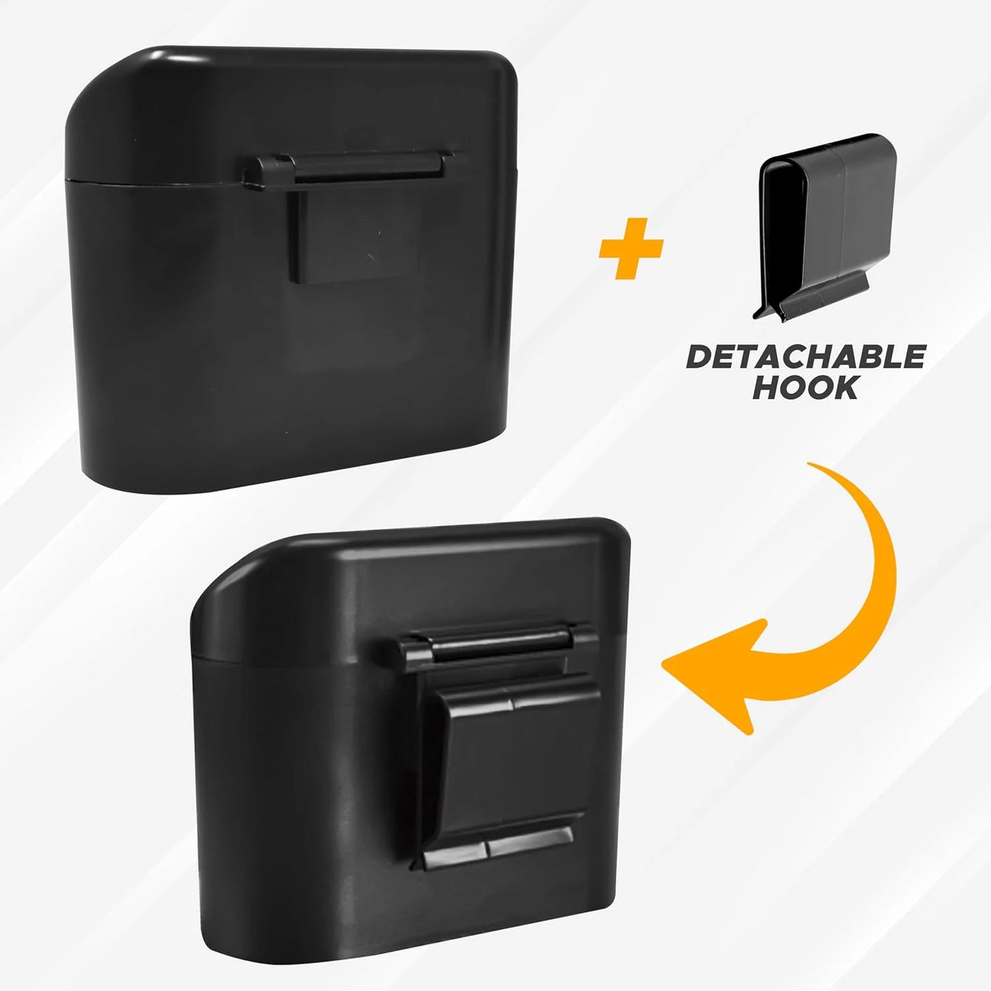 Mini Car Trash Can with Lid (2-pack) | Portable Leakproof Car Trash Bin for Side Door and Back Seat | Car Garbage Organizer with 10 Trash Bag Rolls |