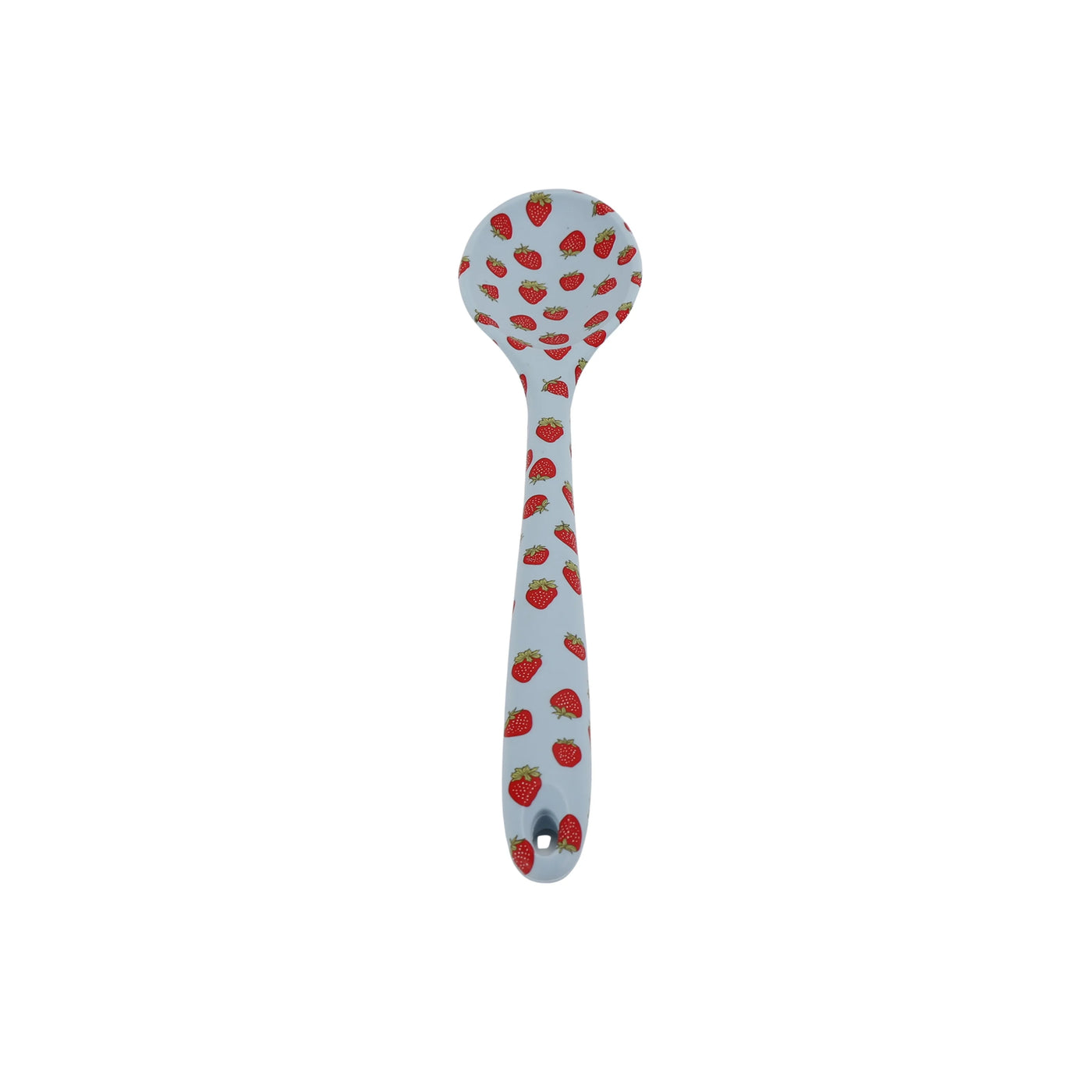 Just Feed Me By Jessie James Decker 5-Piece Silicone Kitchen Gadget Set, Strawberry, for Everyday Home Kitchen Cooking, Storage and Organization