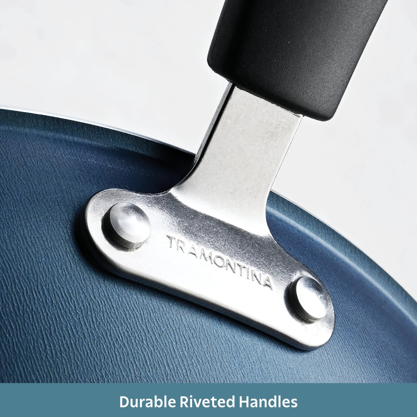 Primaware 3-Piece Nonstick Sauté Pan and Griddle Set, 9.5” and 11” Sauté Pans, and 11” Griddle Blue, for Everyday Home Kitchen Cooking