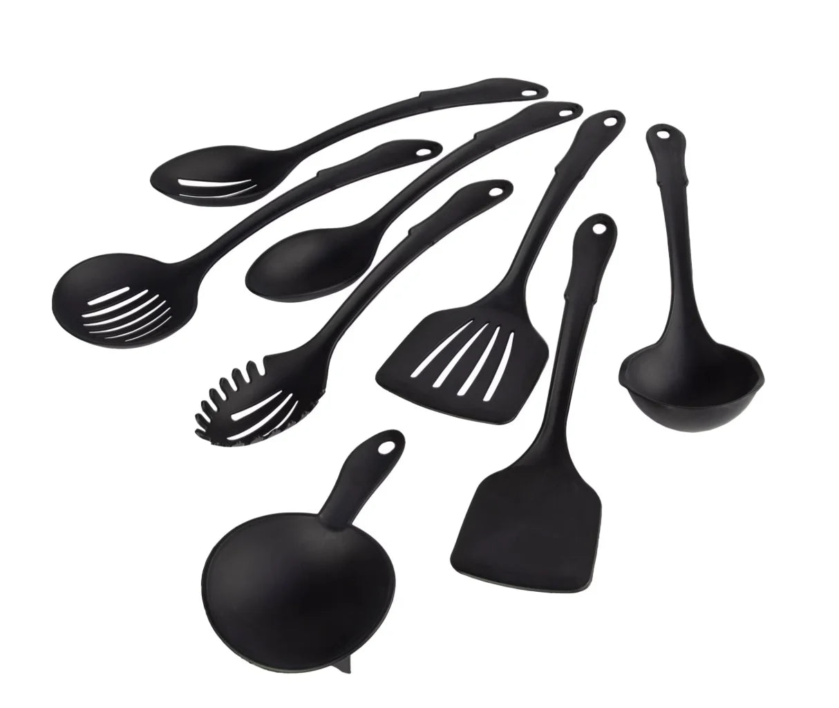 8-Piece Utensil Set, for Cooking, Mixing, Serving and Nonstick Cookware, Durable Design for Daily Home Use
