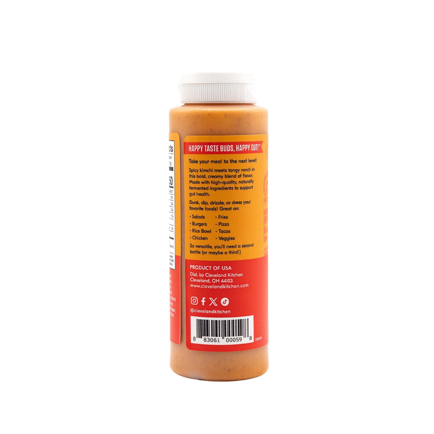 Kitchen, Kimchi Ranch Everything Sauce, 8 Fl Oz, for Everyday Home Kitchen Cooking, Storage and Organization